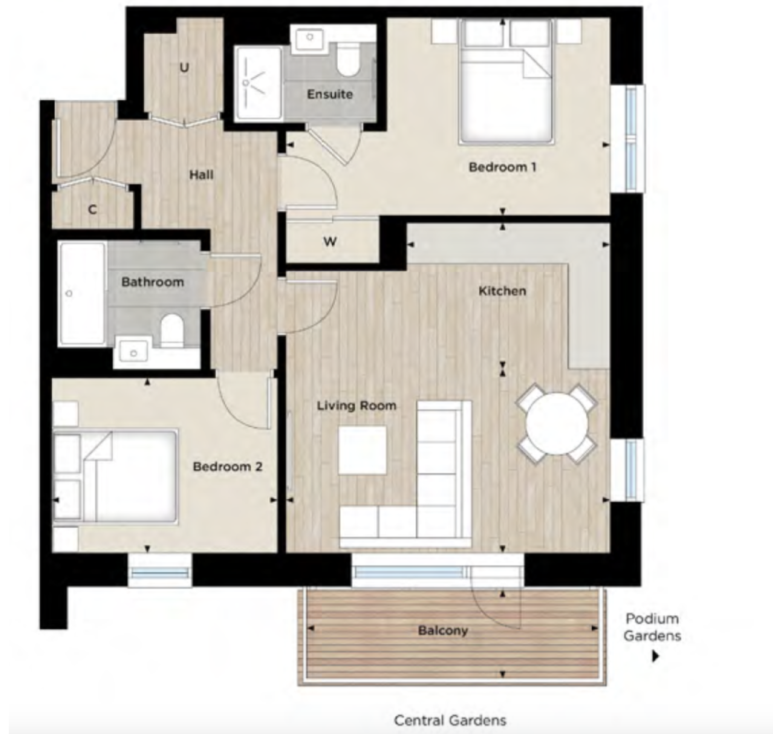 Arber House, The Green Quarter, Southall floorplan