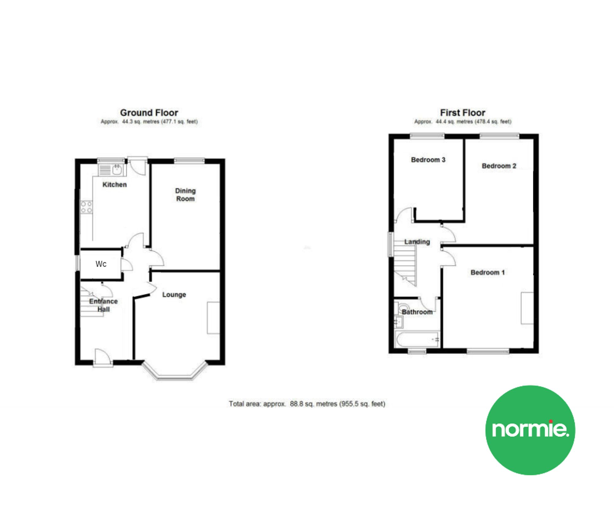 5 Whiston Road, Manchester floorplan