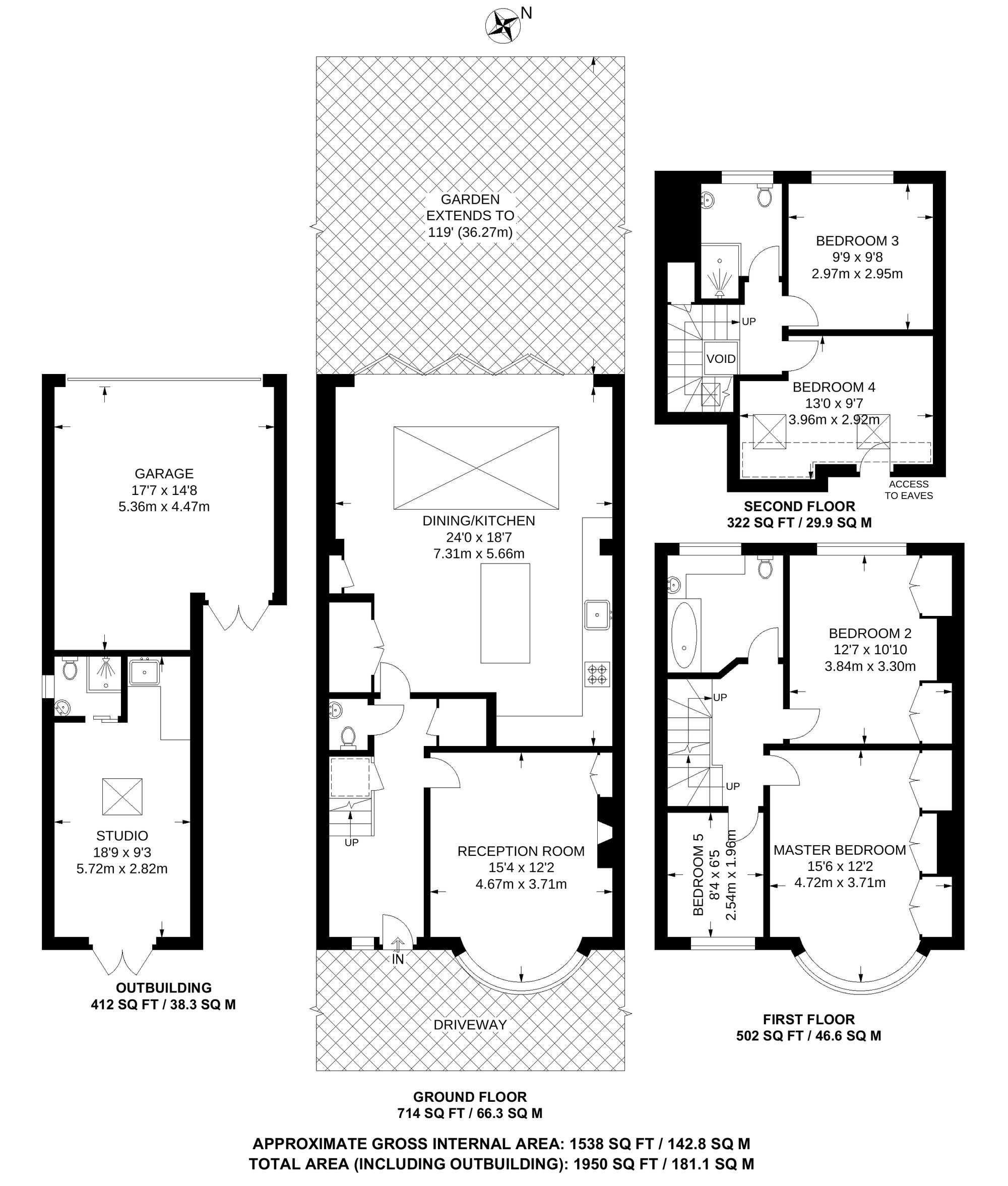 The Drive, Beckenham BR3, 5 bedroom terraced house to rent 61239100
