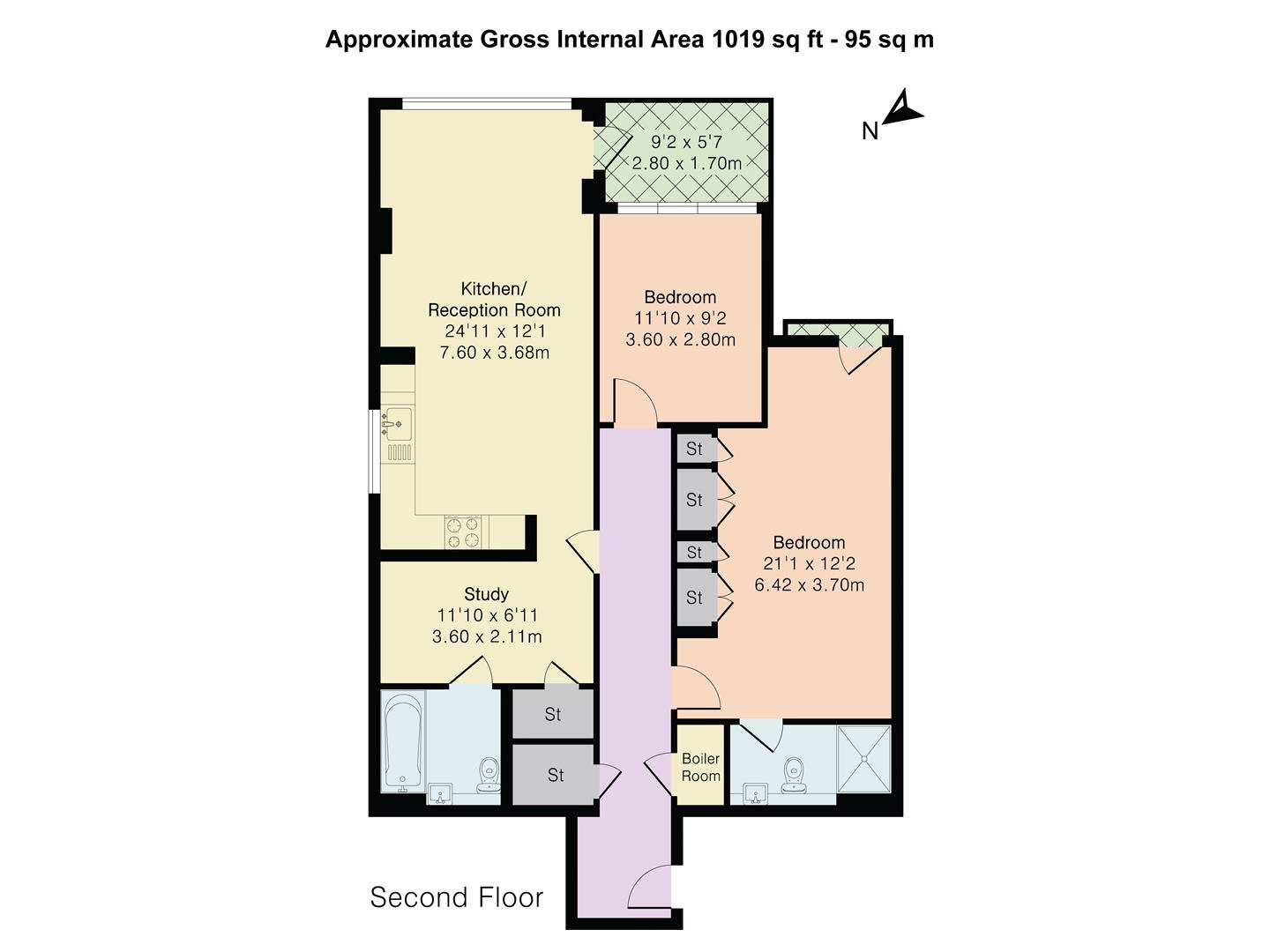 Camberwell Passage, London, SE5 floorplan