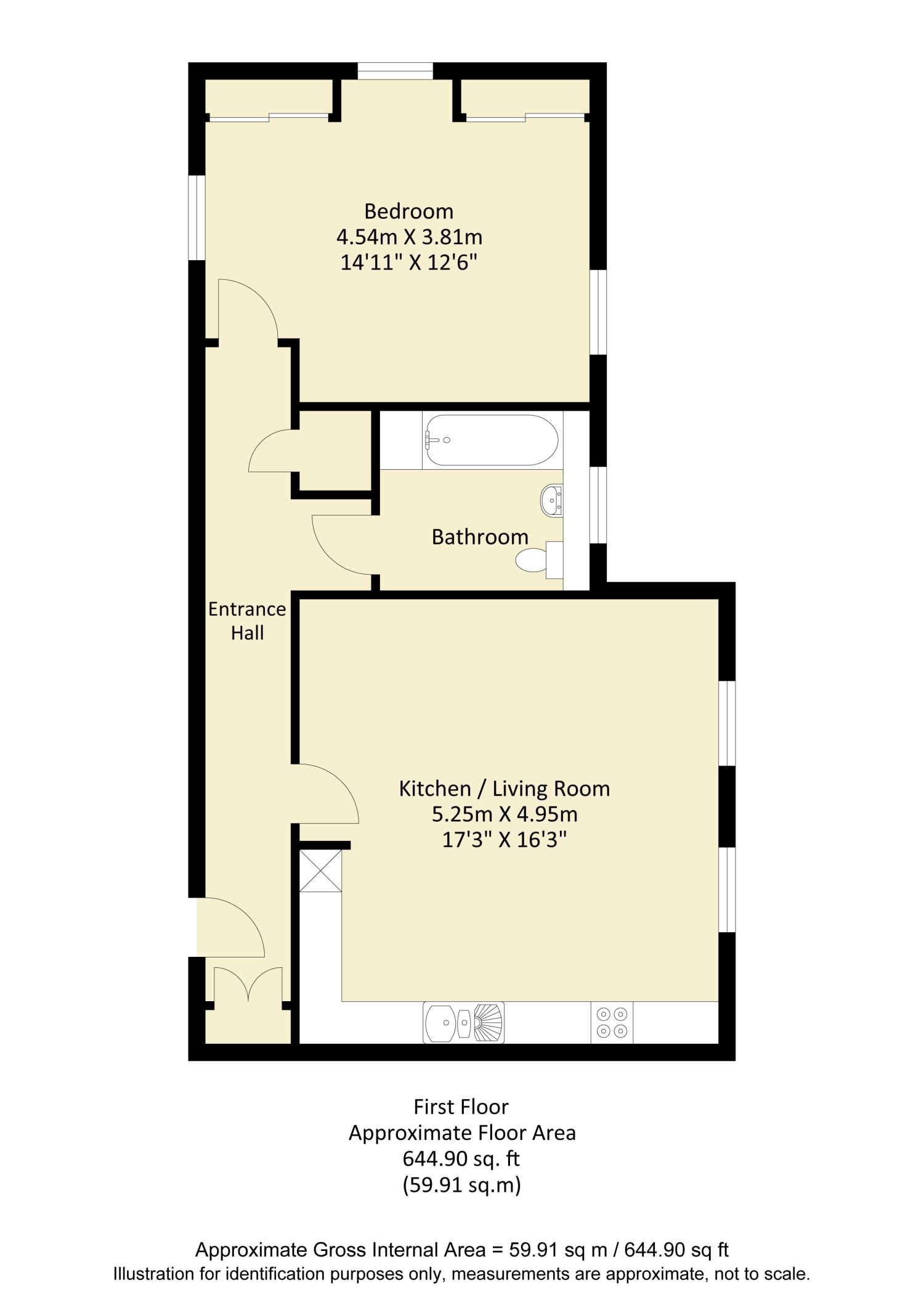 Little Night Leys Court Pegrum Drive, St. Albans floorplan