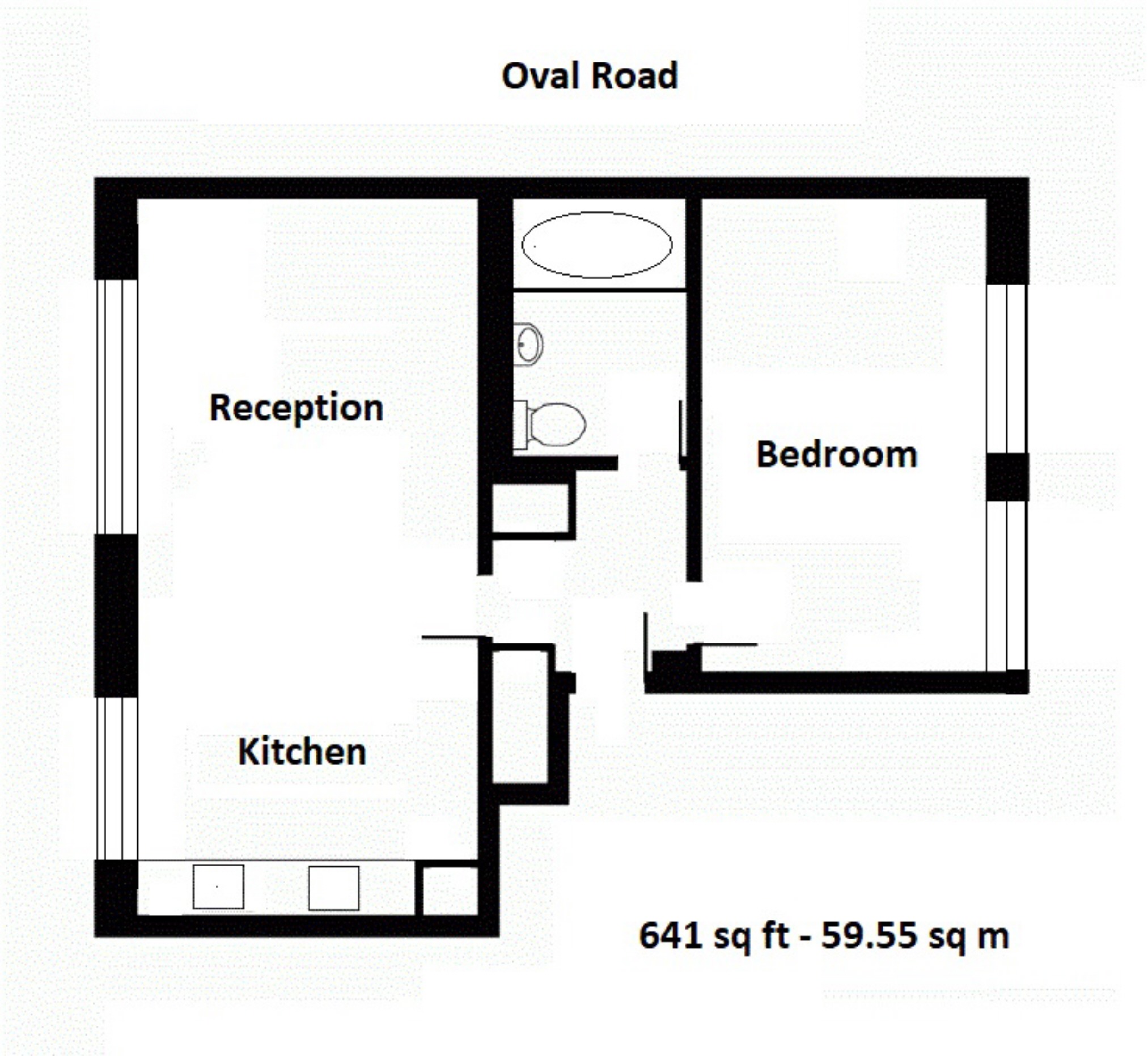 1 Bedrooms Flat to rent in Oval Road, Primrose Hill NW1