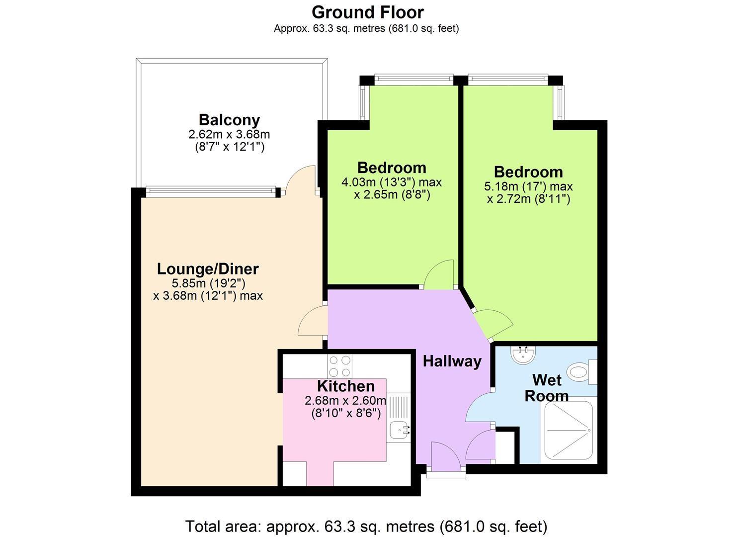 8 Hilton Grange, Hilton Crescent, Nottingham floorplan