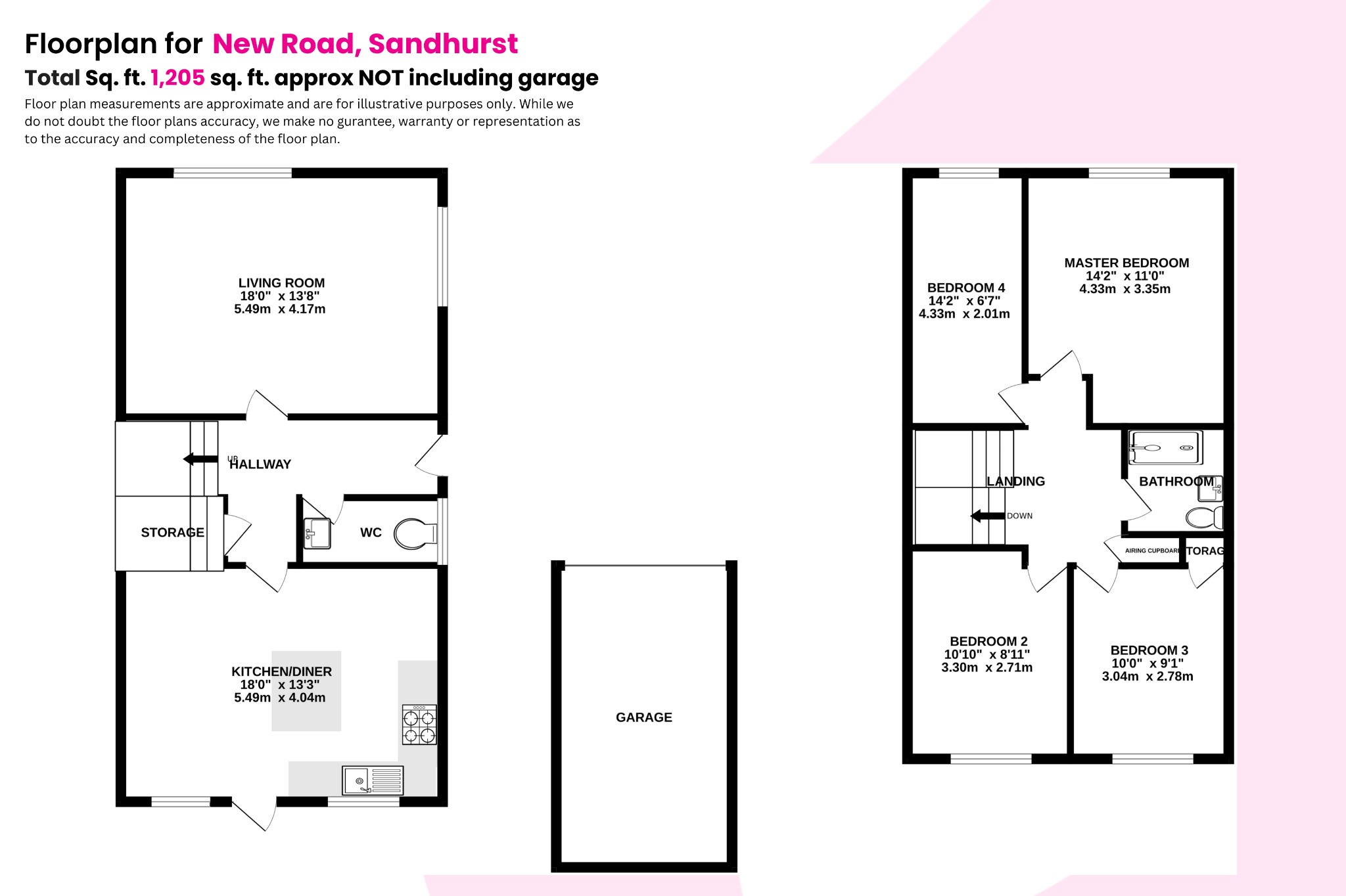 13a New Road, Sandhurst, Berkshire floorplan