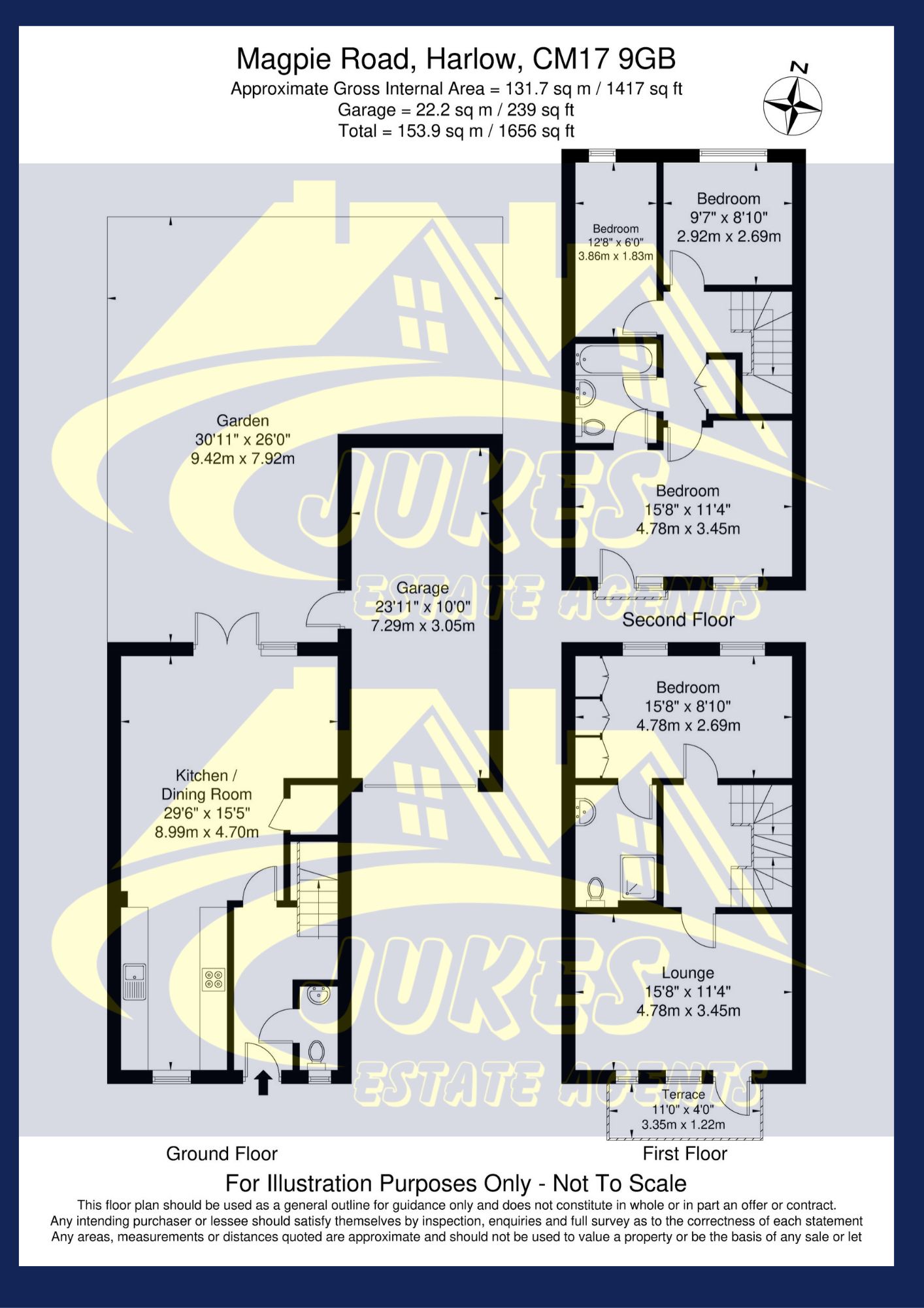 11 Magpie Road, Harlow floorplan