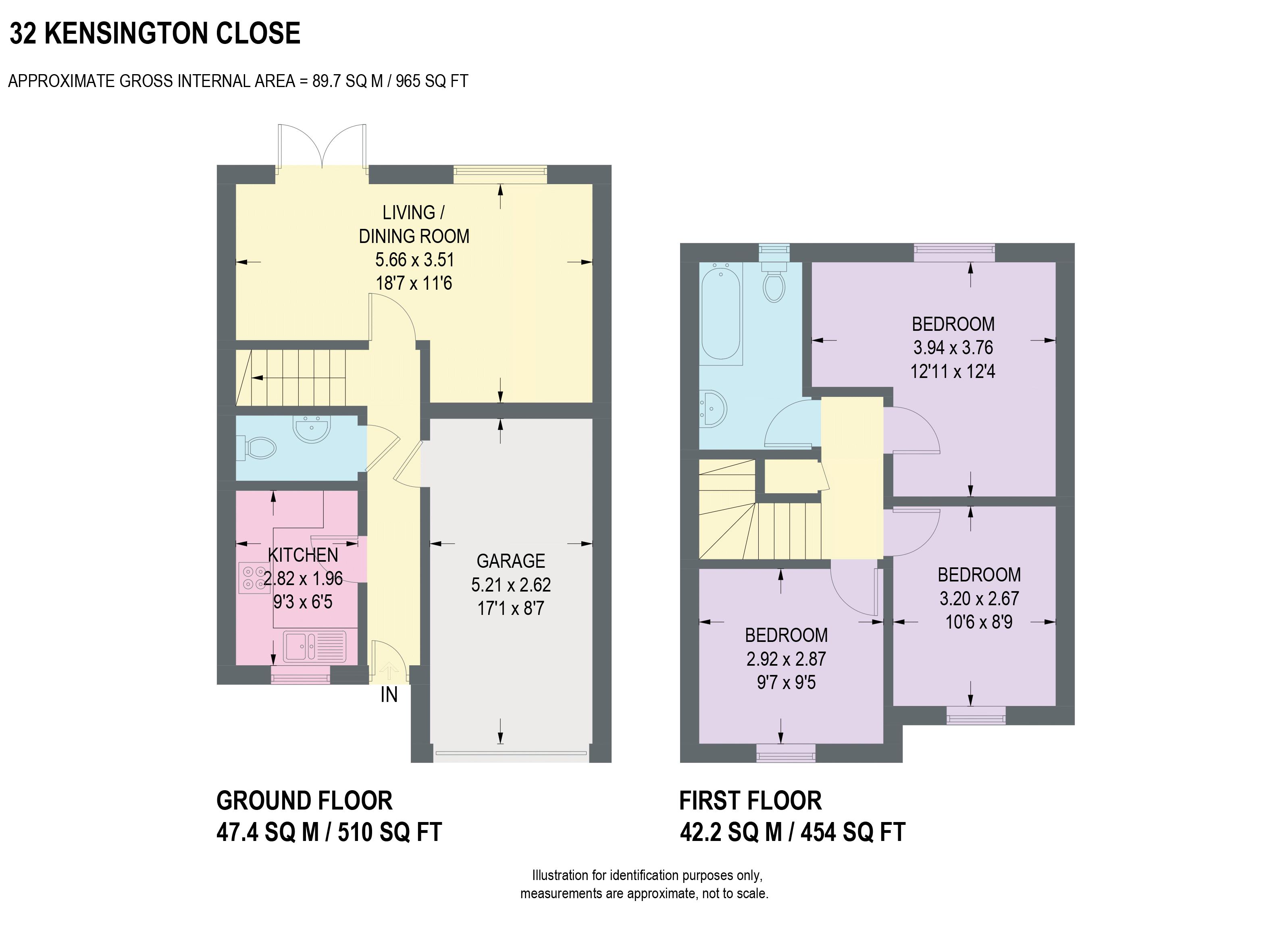 32, Kensington Close, Sheffield floorplan