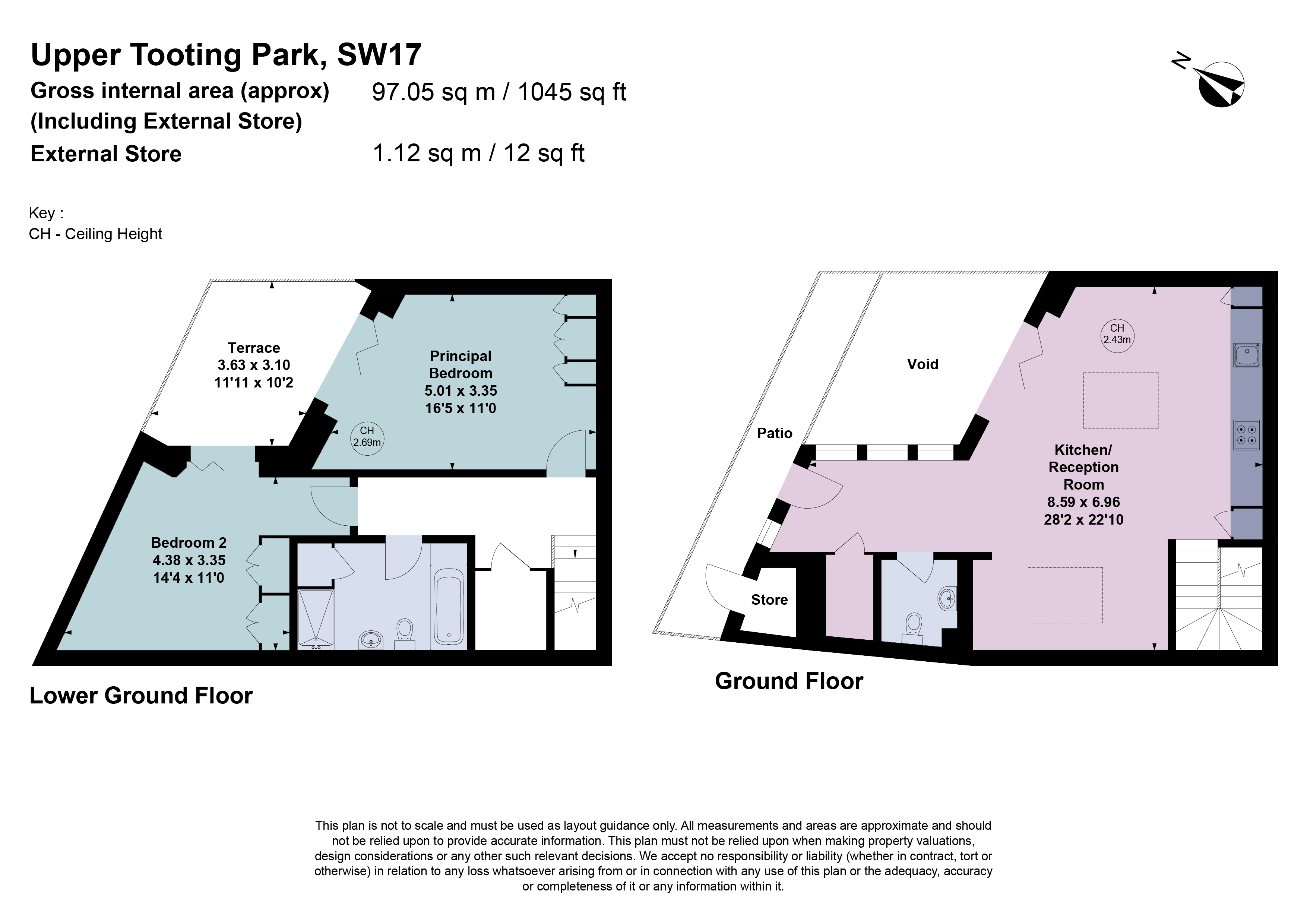 27, Upper Tooting Park floorplan