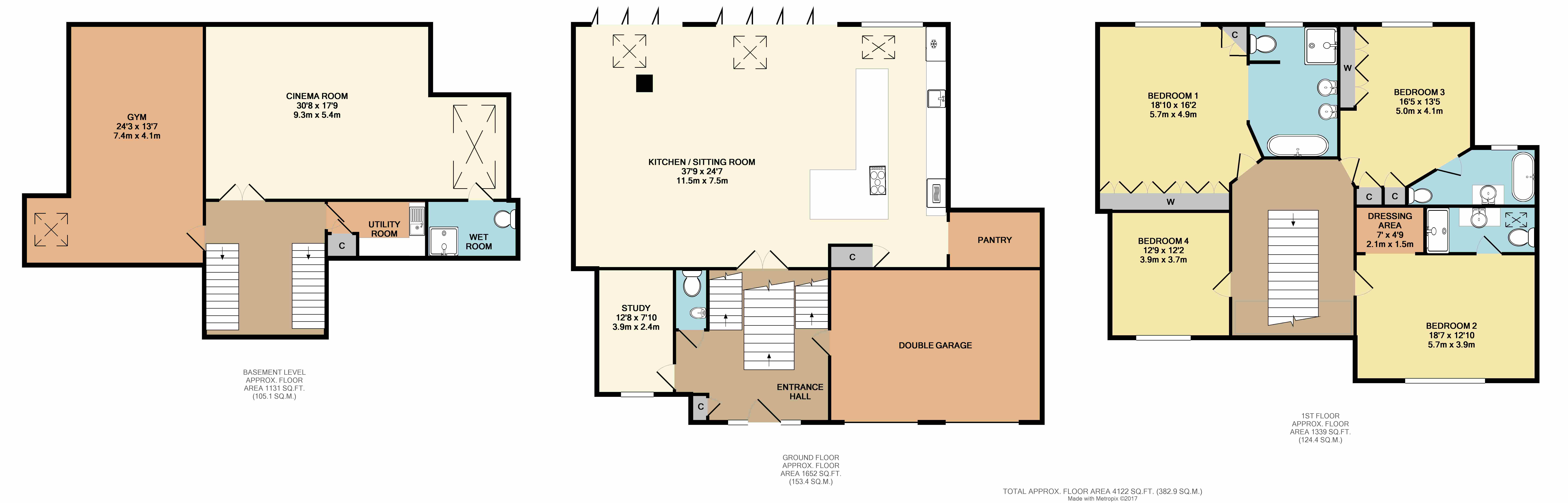 4 Bedrooms Detached house for sale in Albertine Close, Epsom KT17