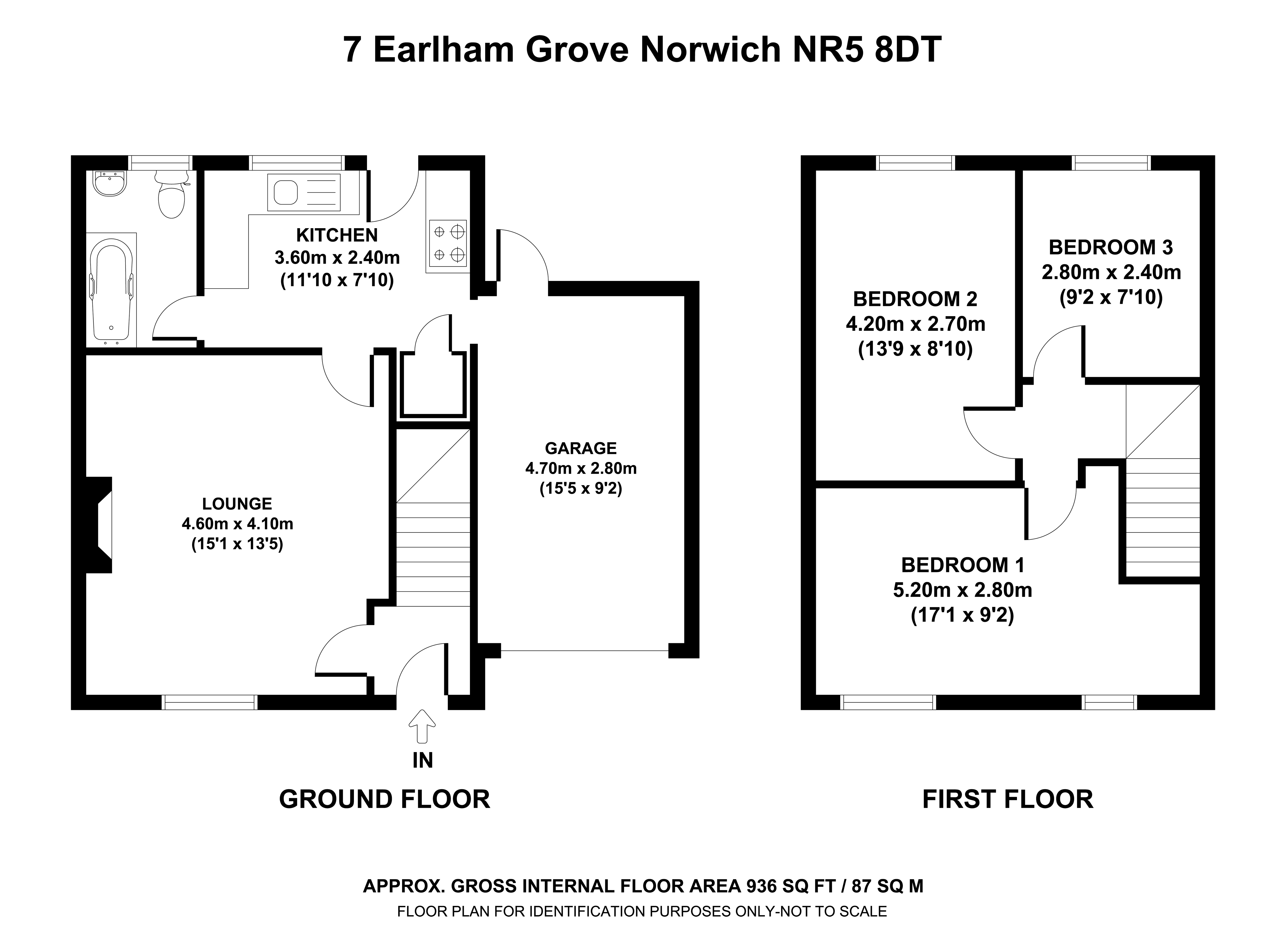 7, Earlham Grove, Norwich floorplan