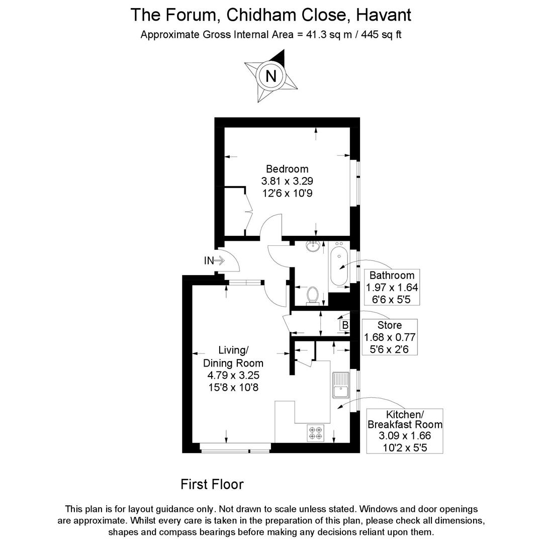 1 bed property for sale in Chidham Close, Havant PO9 67460045 Zoopla