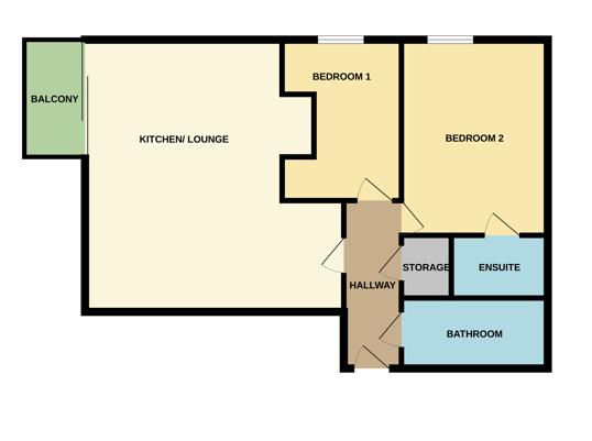 Apt 193, The Assembly, Manchester floorplan