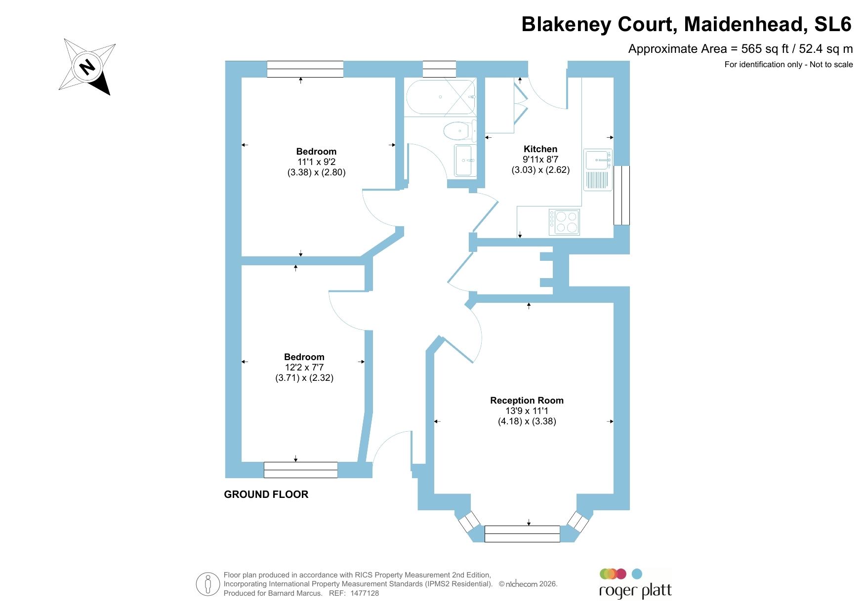 11, Blakeney Court, Maidenhead floorplan