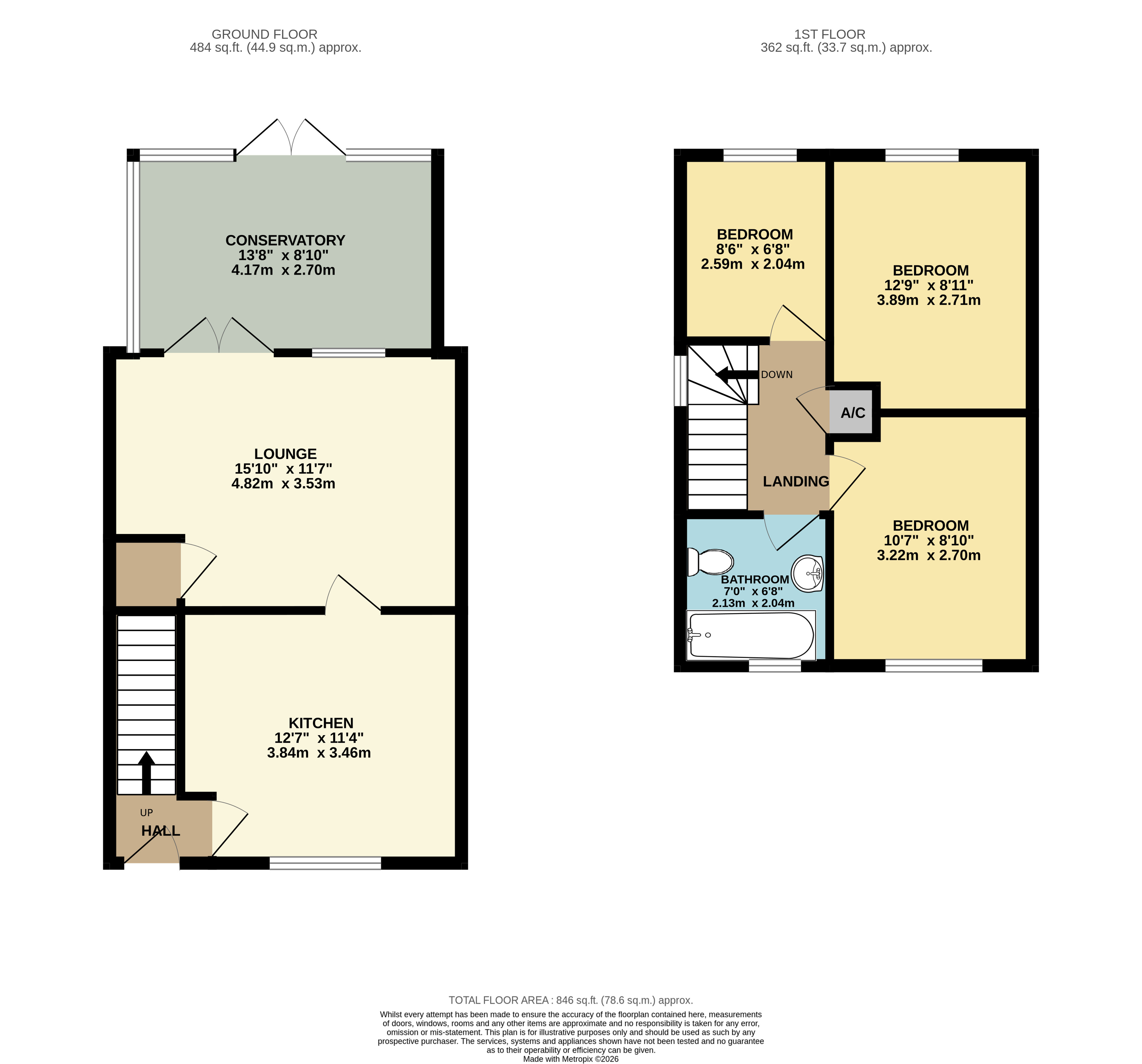 7, Heritage Drive, Chesterfield floorplan