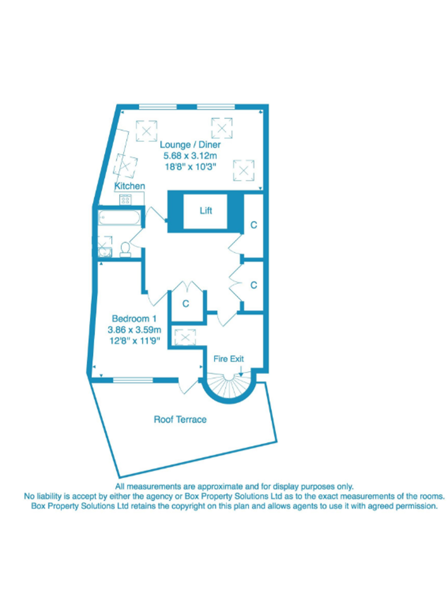 1 Bedrooms Flat to rent in Bridge Street, York YO1