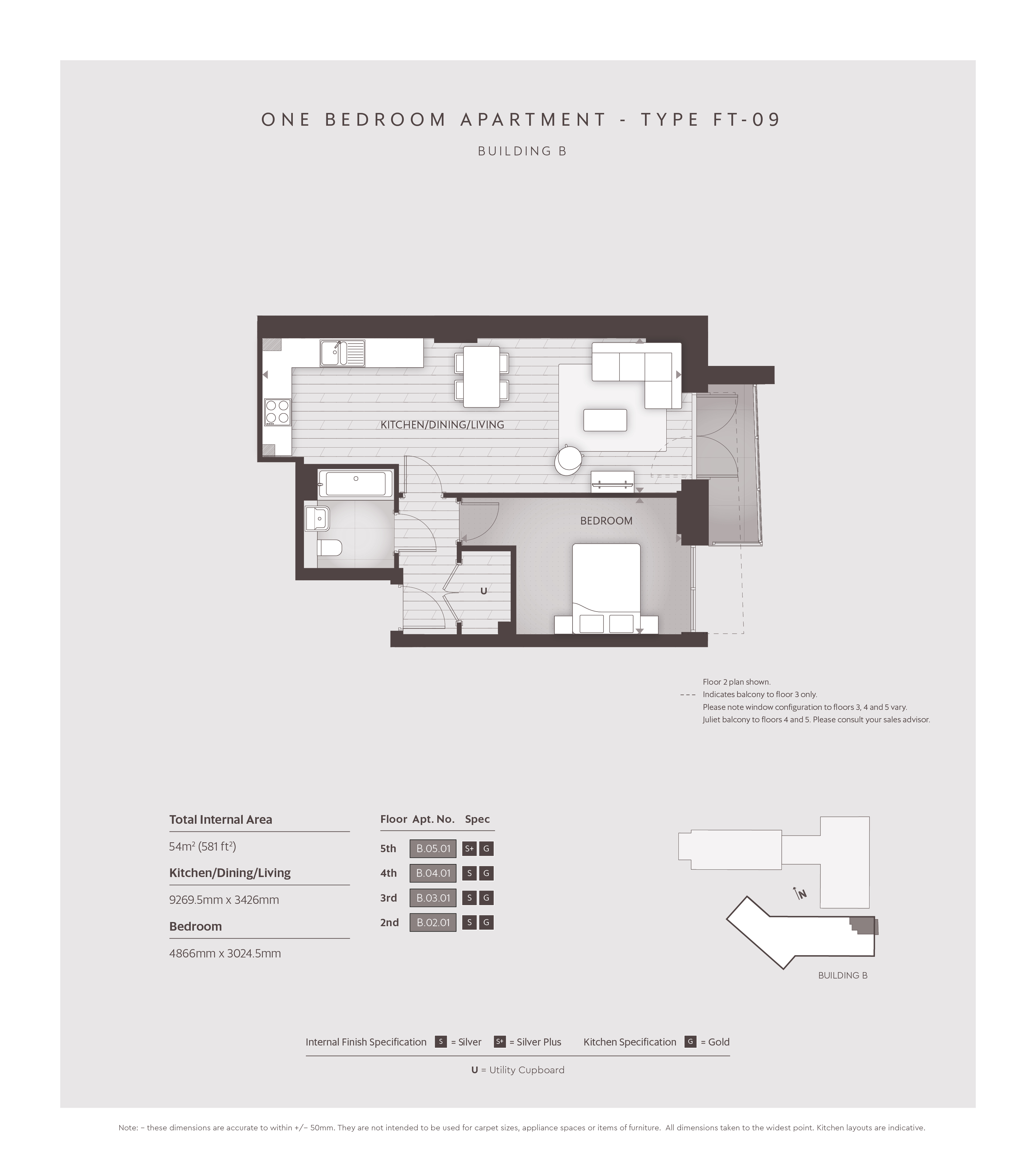 B.05.01 McArthur's Yard, Bristol floorplan