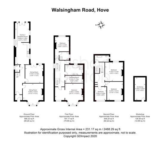 15, Walsingham Road, East Sussex floorplan