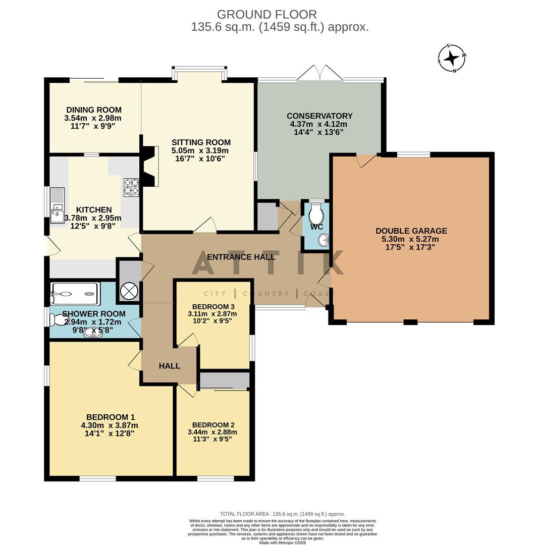 Dukes Drive, Halesworth floorplan