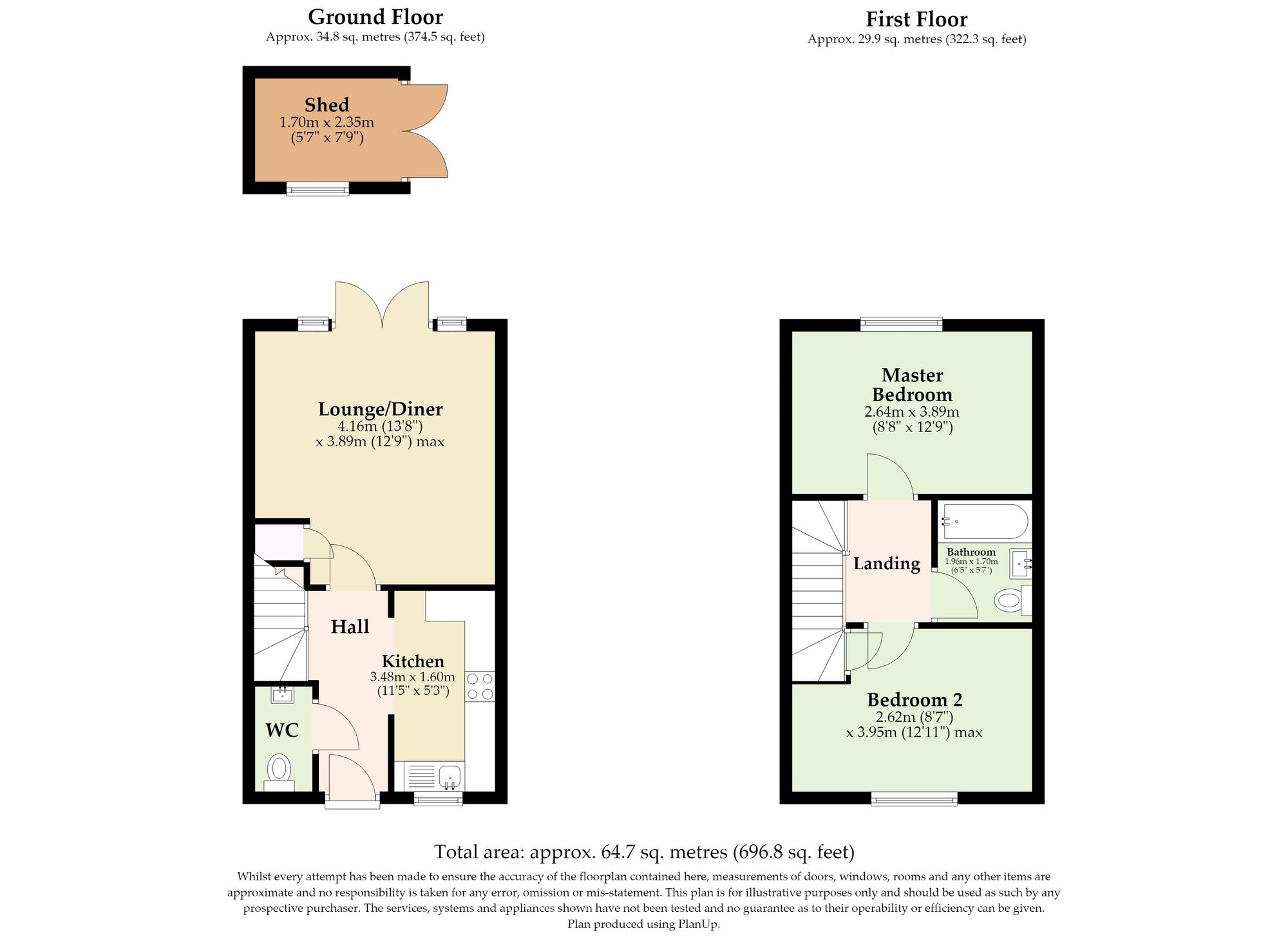 2 Toftmead Close, Dereham floorplan