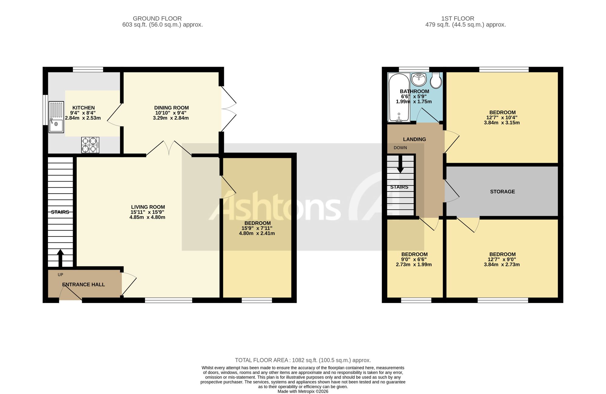 11 Lambley Close, Leigh floorplan