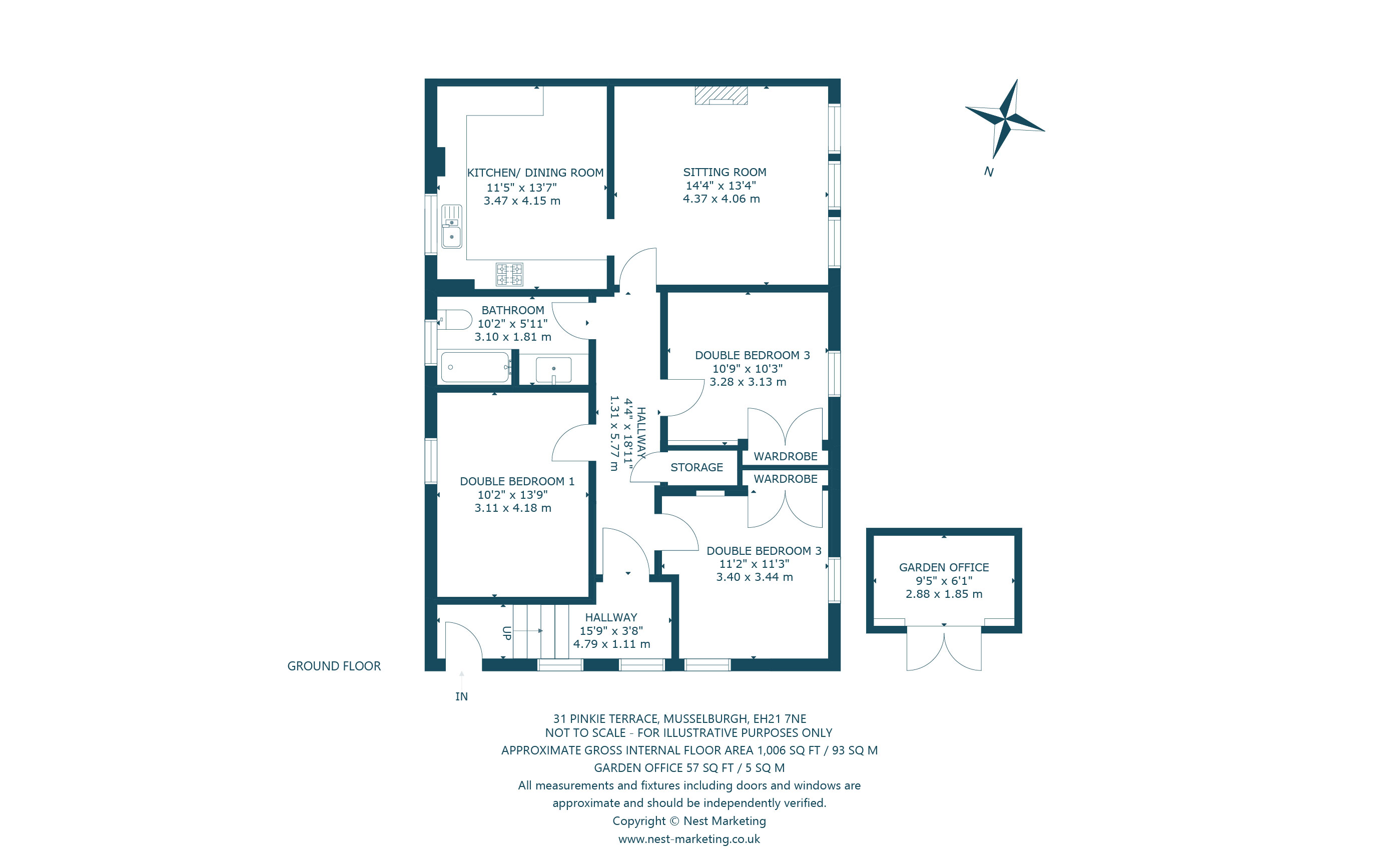 31, Pinkie Terrace, Musselburgh floorplan
