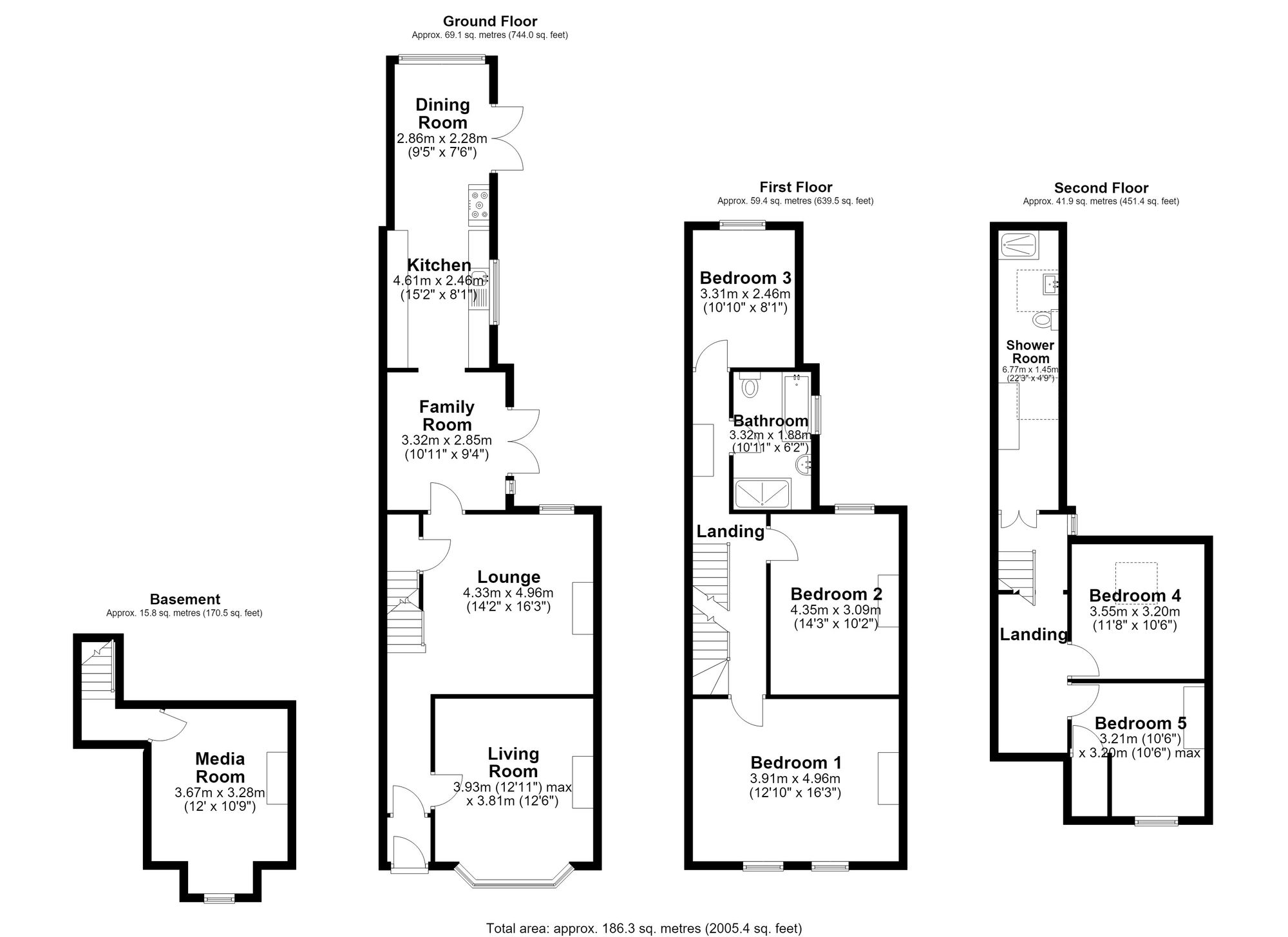 19 Bedford Street, Warrington floorplan