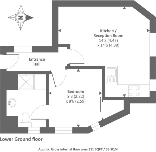 1 Bedrooms Flat to rent in Lauderdale Road, Maida Vale W9