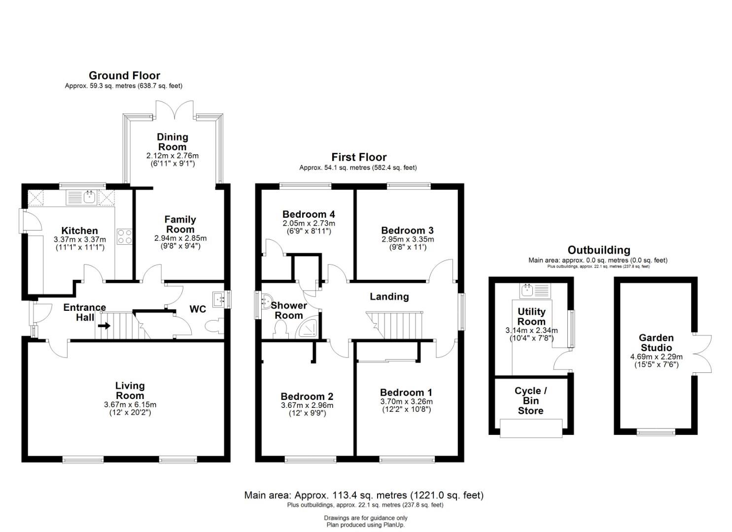3, Willow Way, Hauxton, Cambridge floorplan
