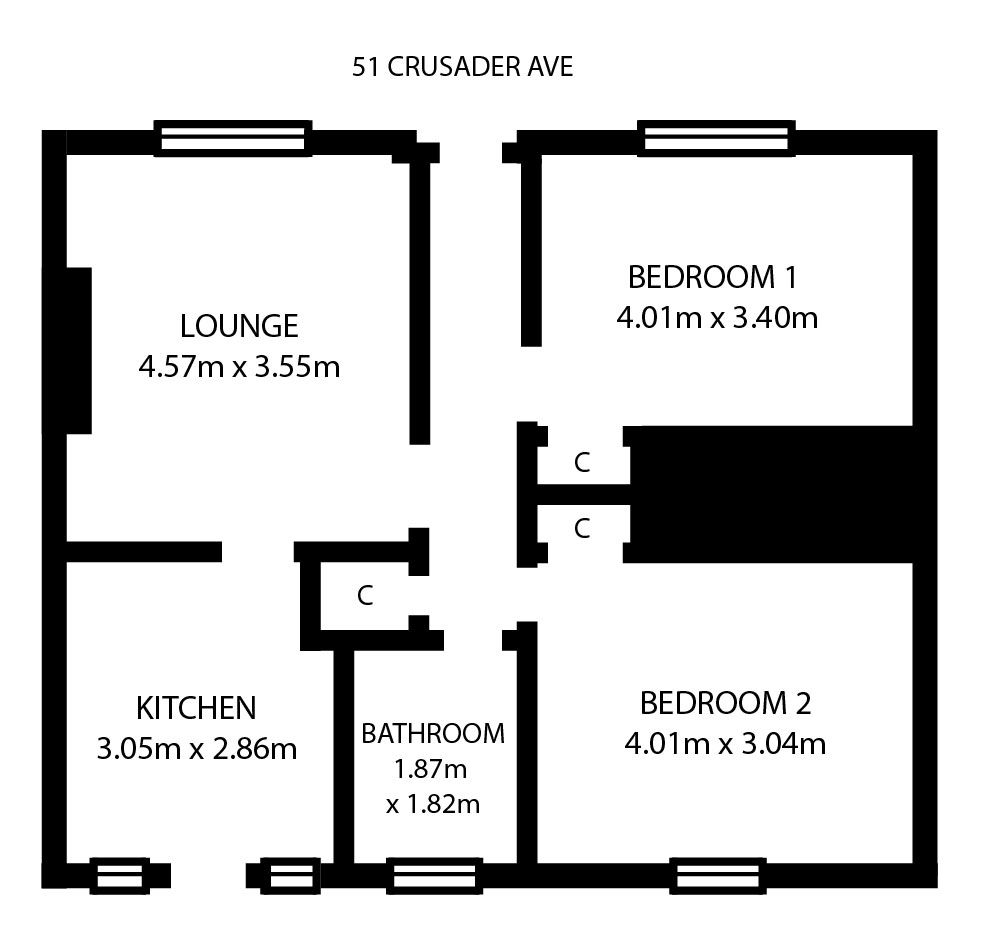 2 Bedrooms Flat for sale in 51 Crusader Avenue, Knightswood, Glasgow G13