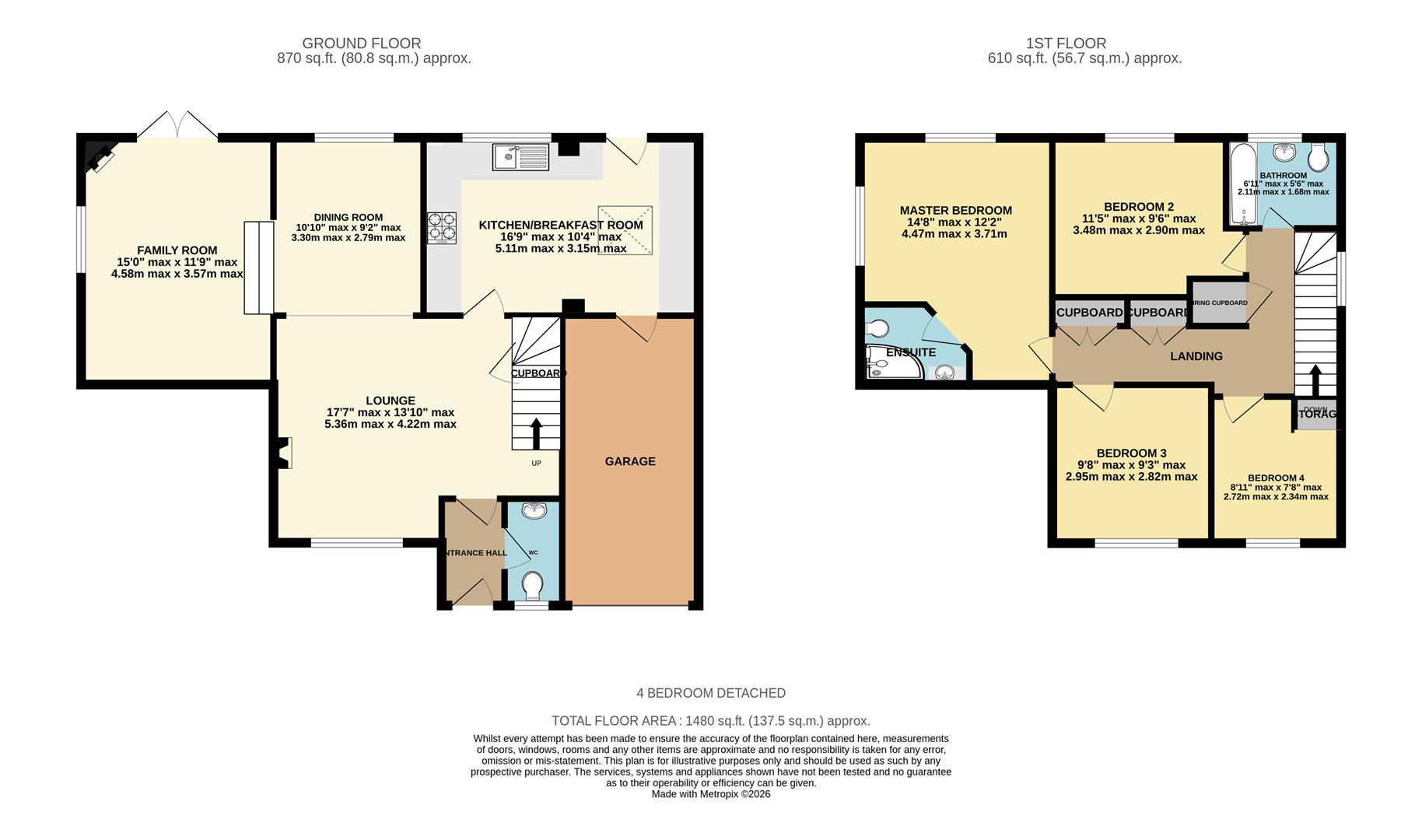11, Ramsholt Close, Basingstoke floorplan