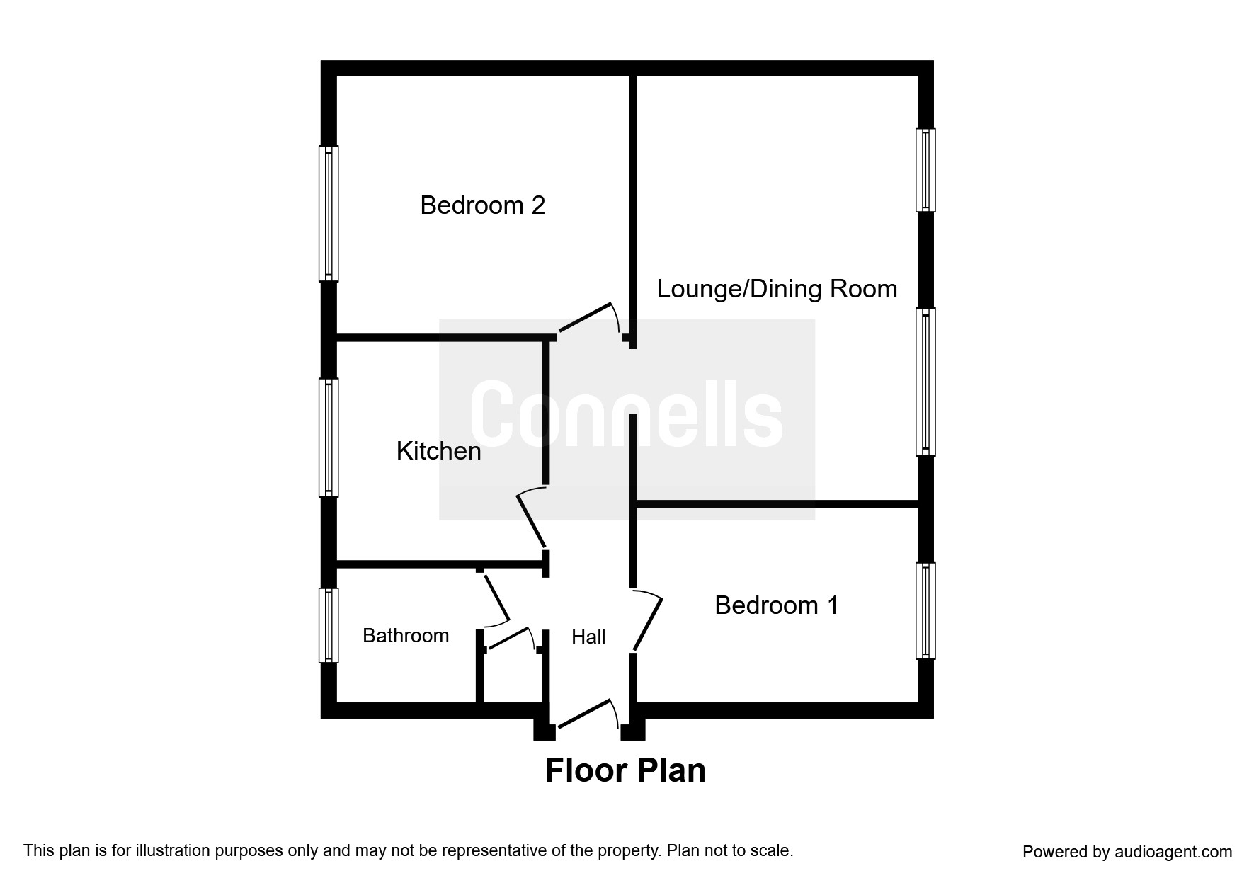 2 Bedrooms Flat for sale in The Chestnuts, Horley RH6