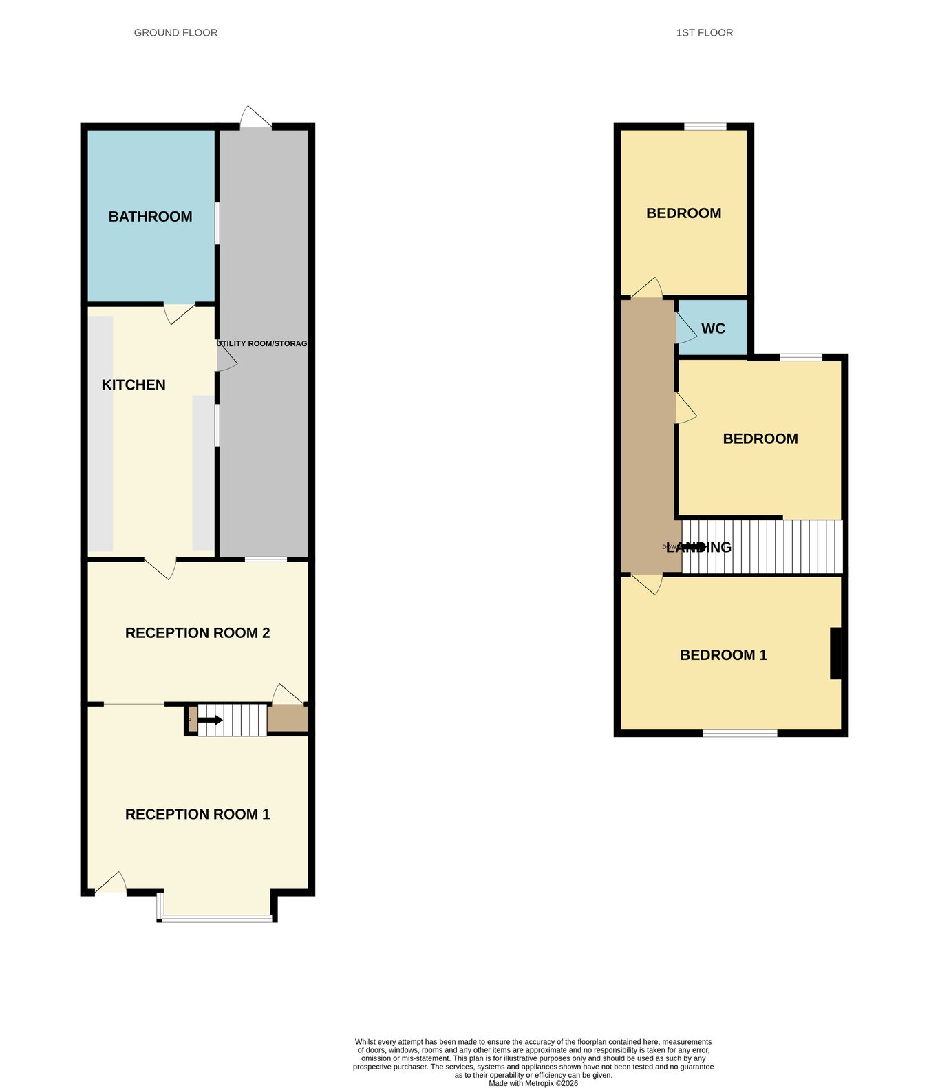 84, Victoria Road, Birmingham floorplan