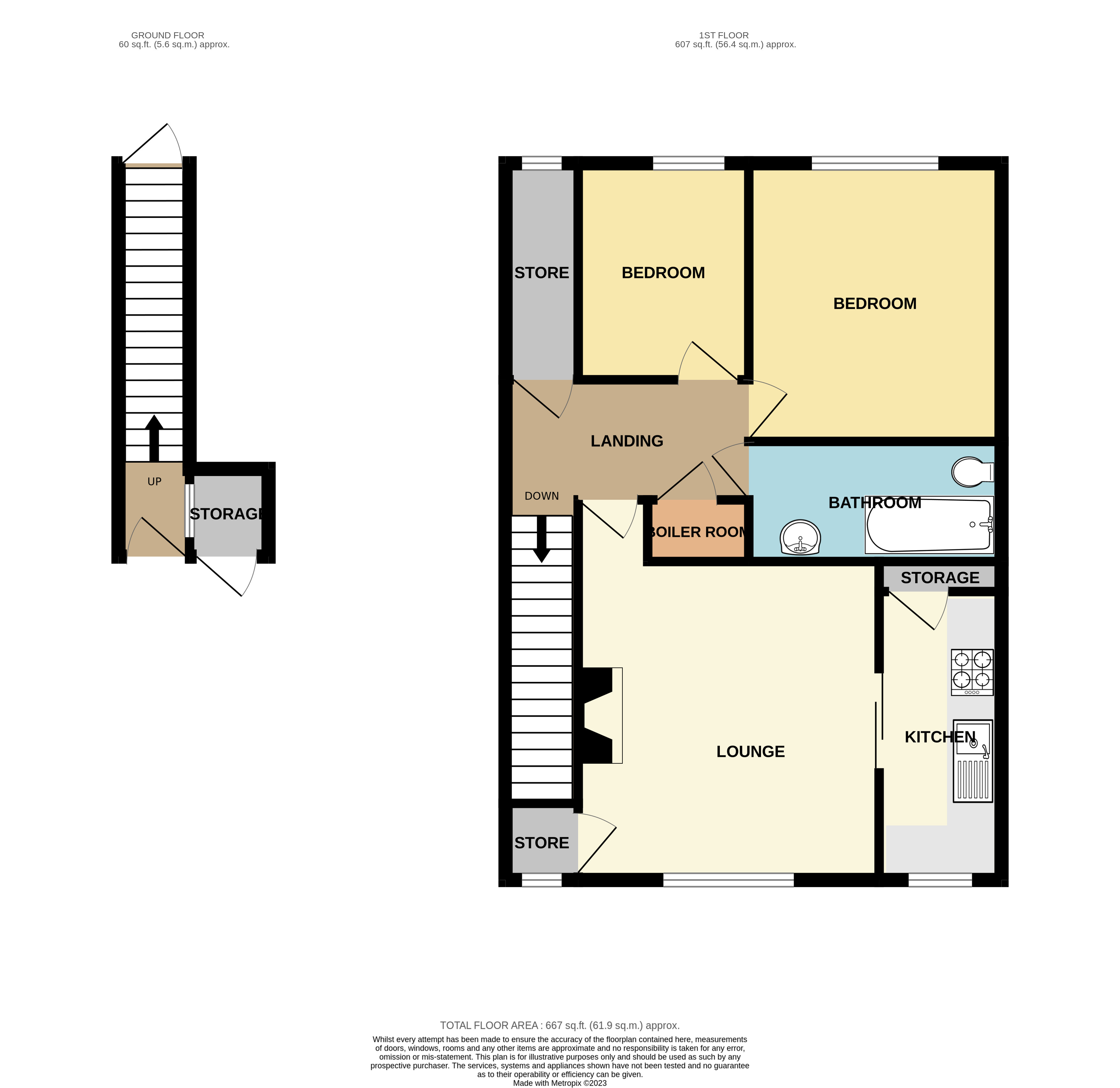 45, Danes Dyke, Scarborough floorplan