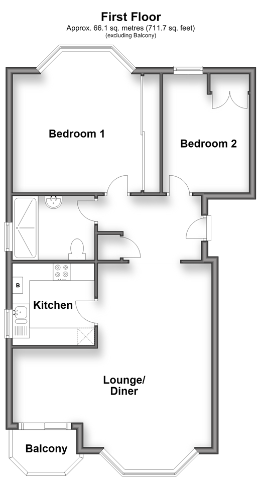 South Road, Hythe floorplan