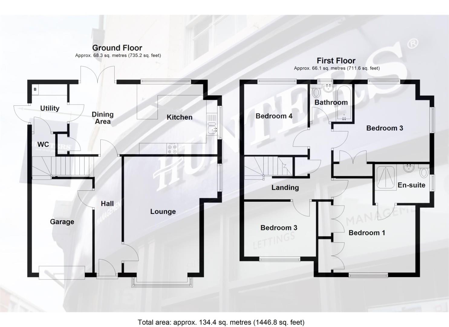 2, Curlew Grove, Darwen floorplan
