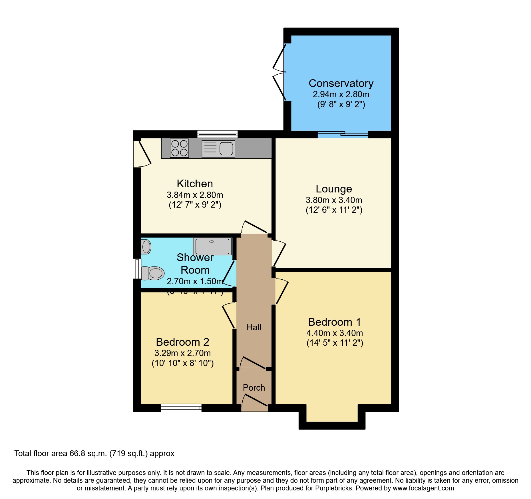 Greenly Road, Wolverhampton WV4, 2 bedroom semidetached bungalow for