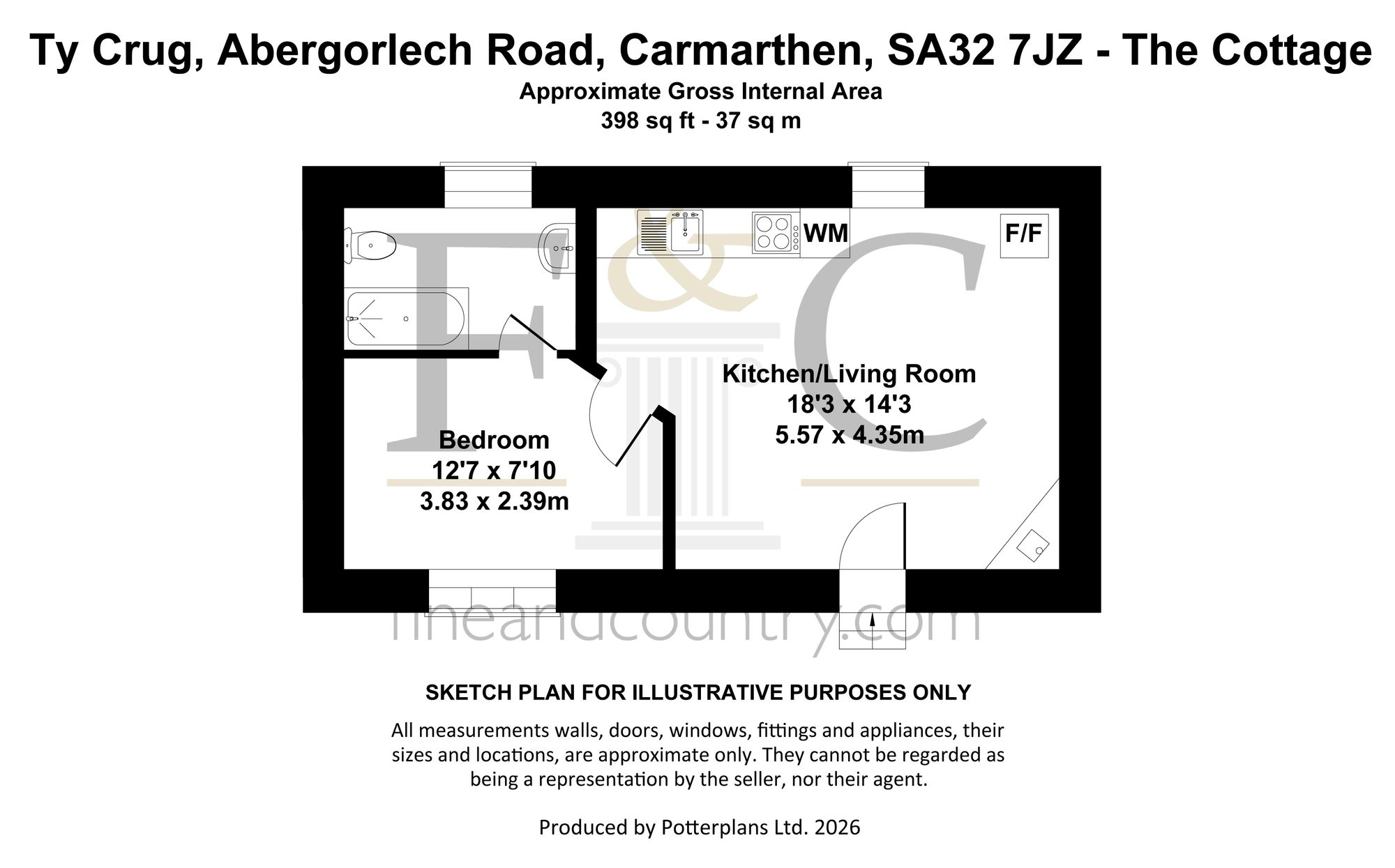 Ty Crug Abergorlech Road, Carmarthen floorplan