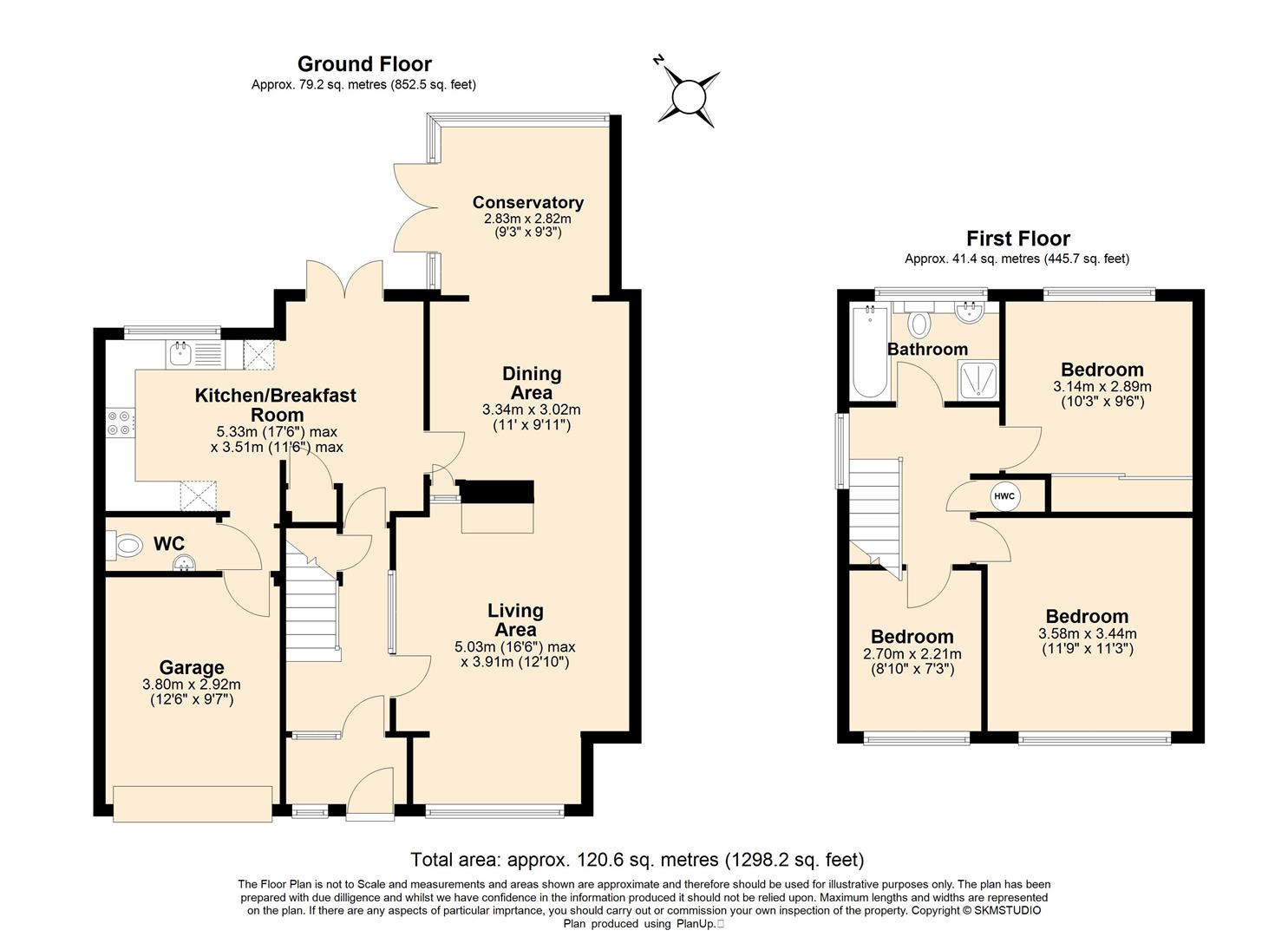 70, The Horseshoe, Leverstock Green floorplan