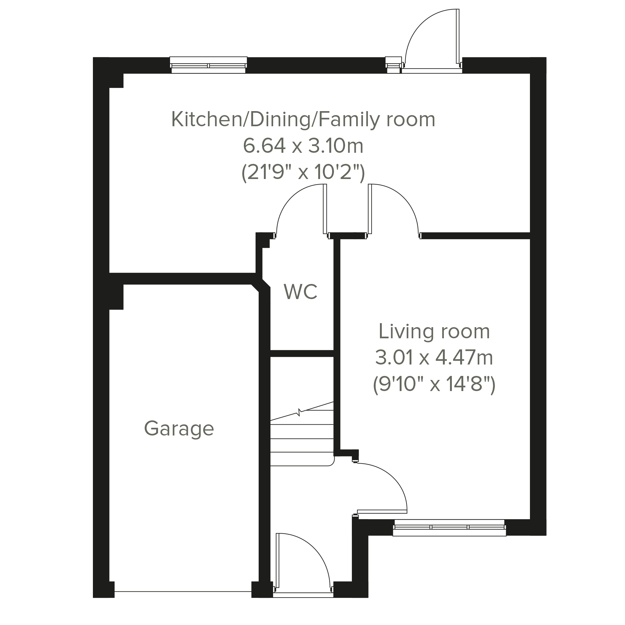 168, Kings Road, Beith floorplan