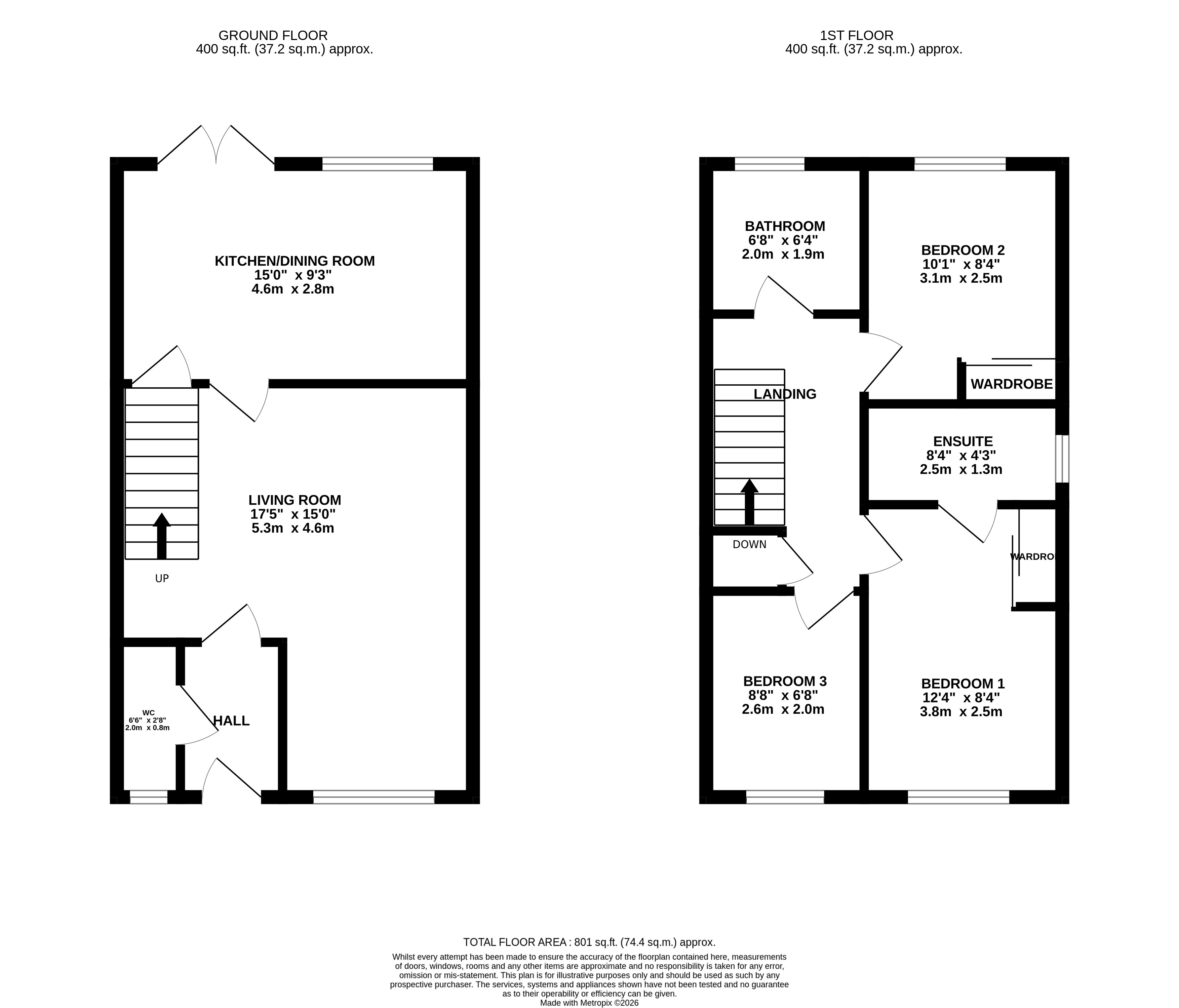 22, Magdalene Close, Swindon floorplan