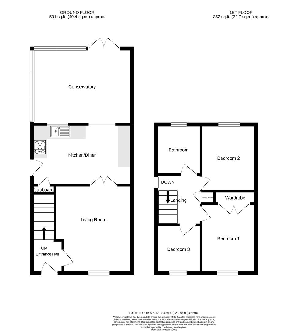 Wessex Close, Calne SN11, 3 bedroom semidetached house for sale