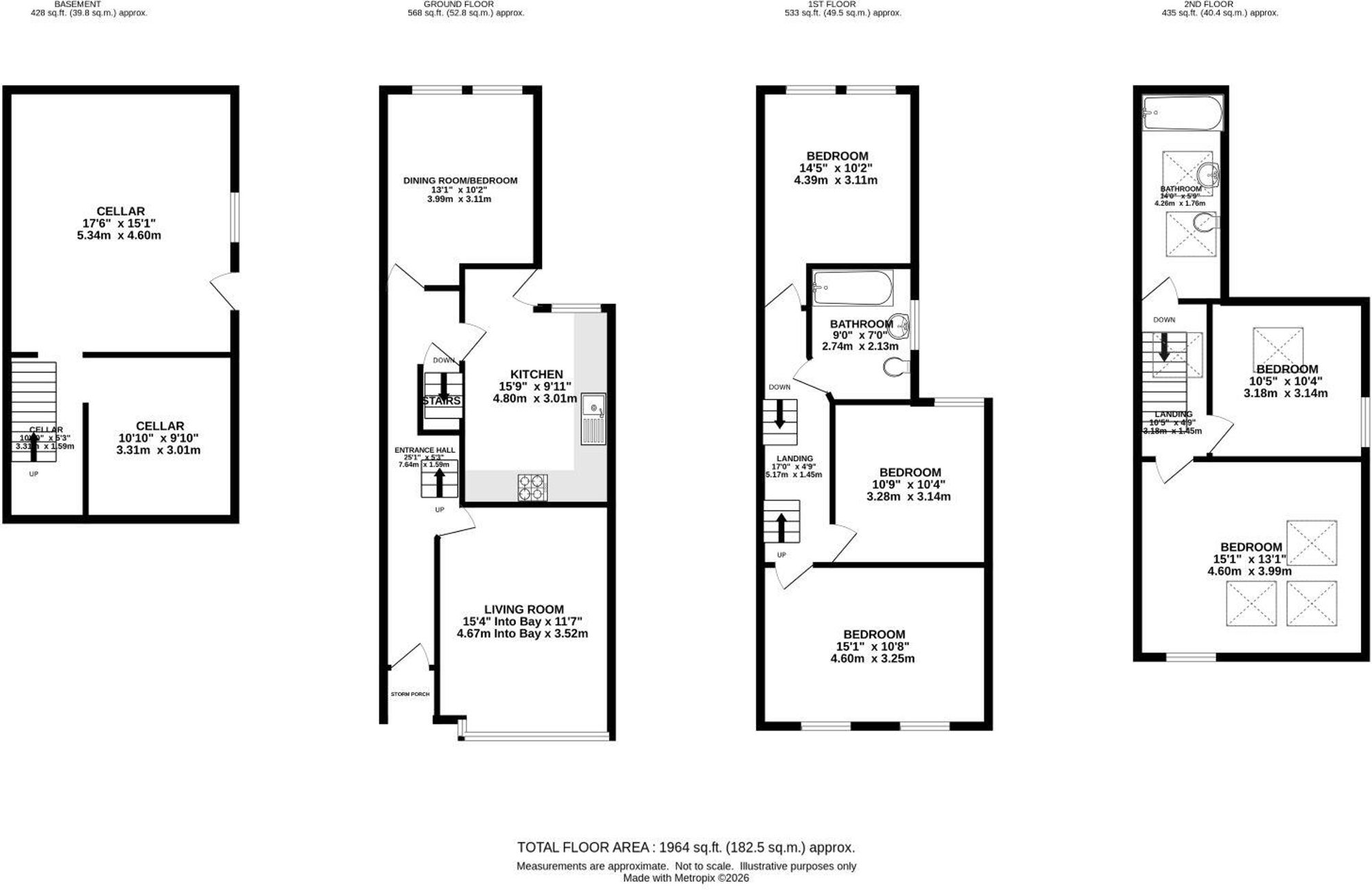 58 Brundretts Road, Manchester floorplan