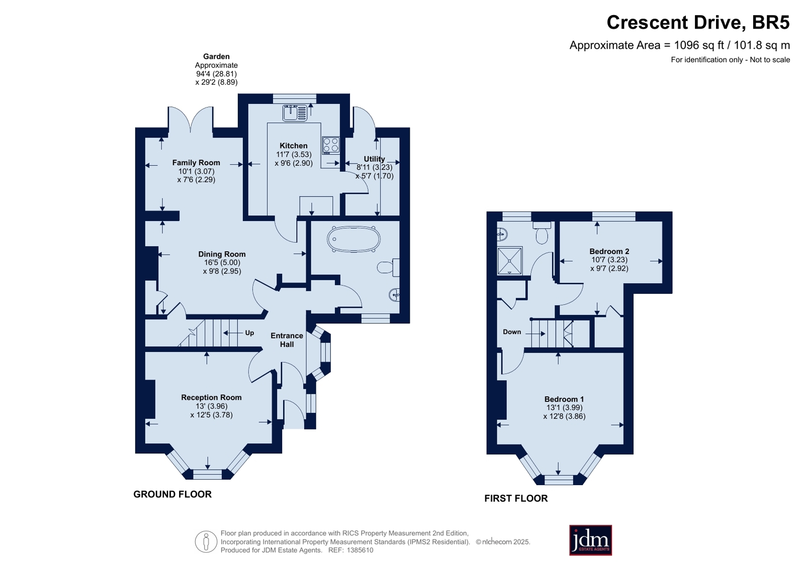 159, Crescent Drive, Orpington floorplan