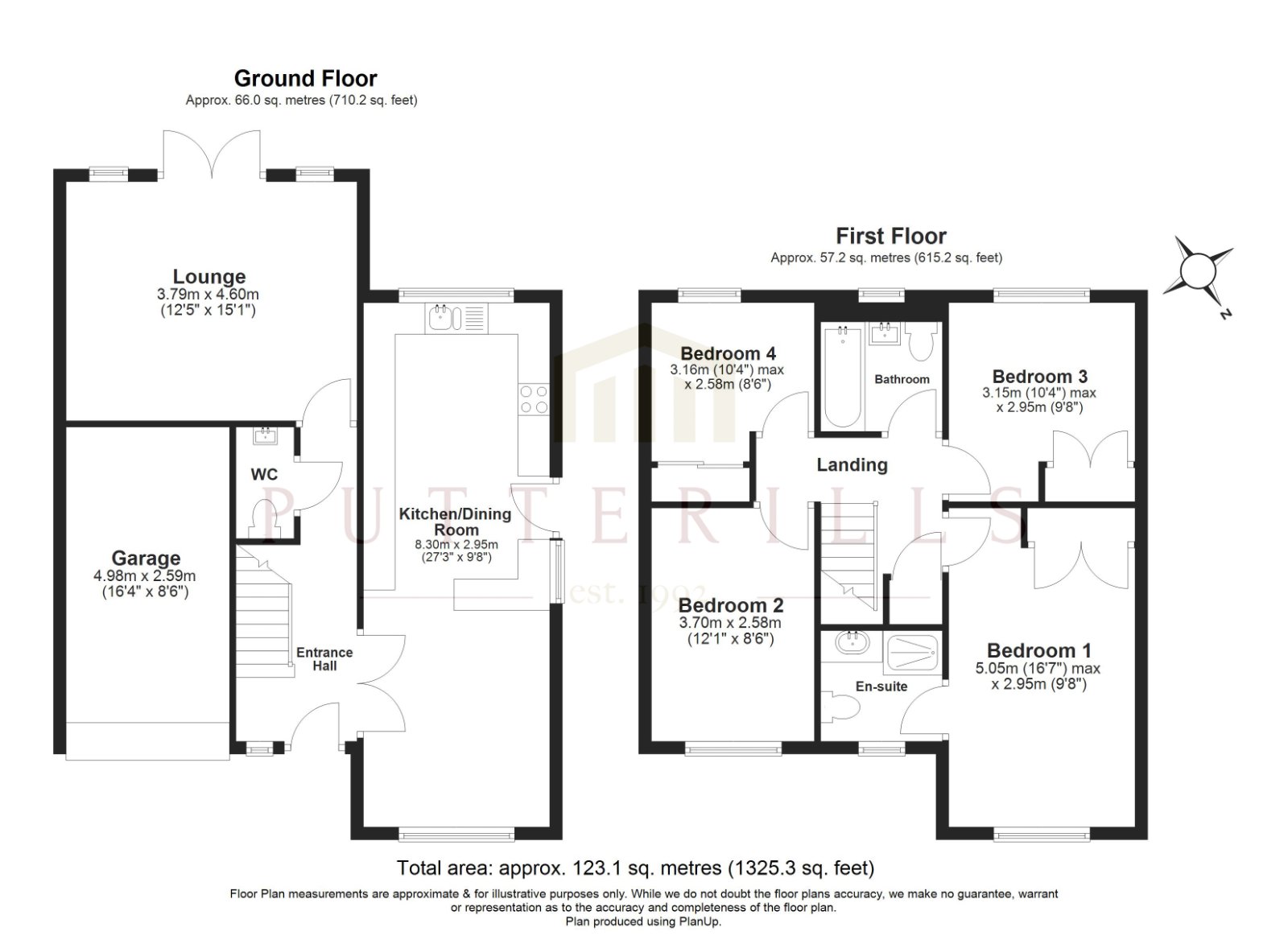 56, Ryders Hill, Hertfordshire floorplan