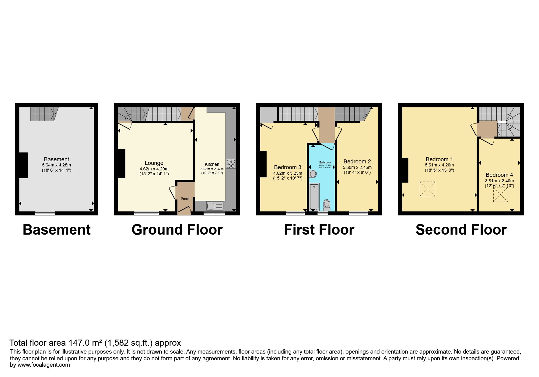 Langdale Street, Elland floorplan