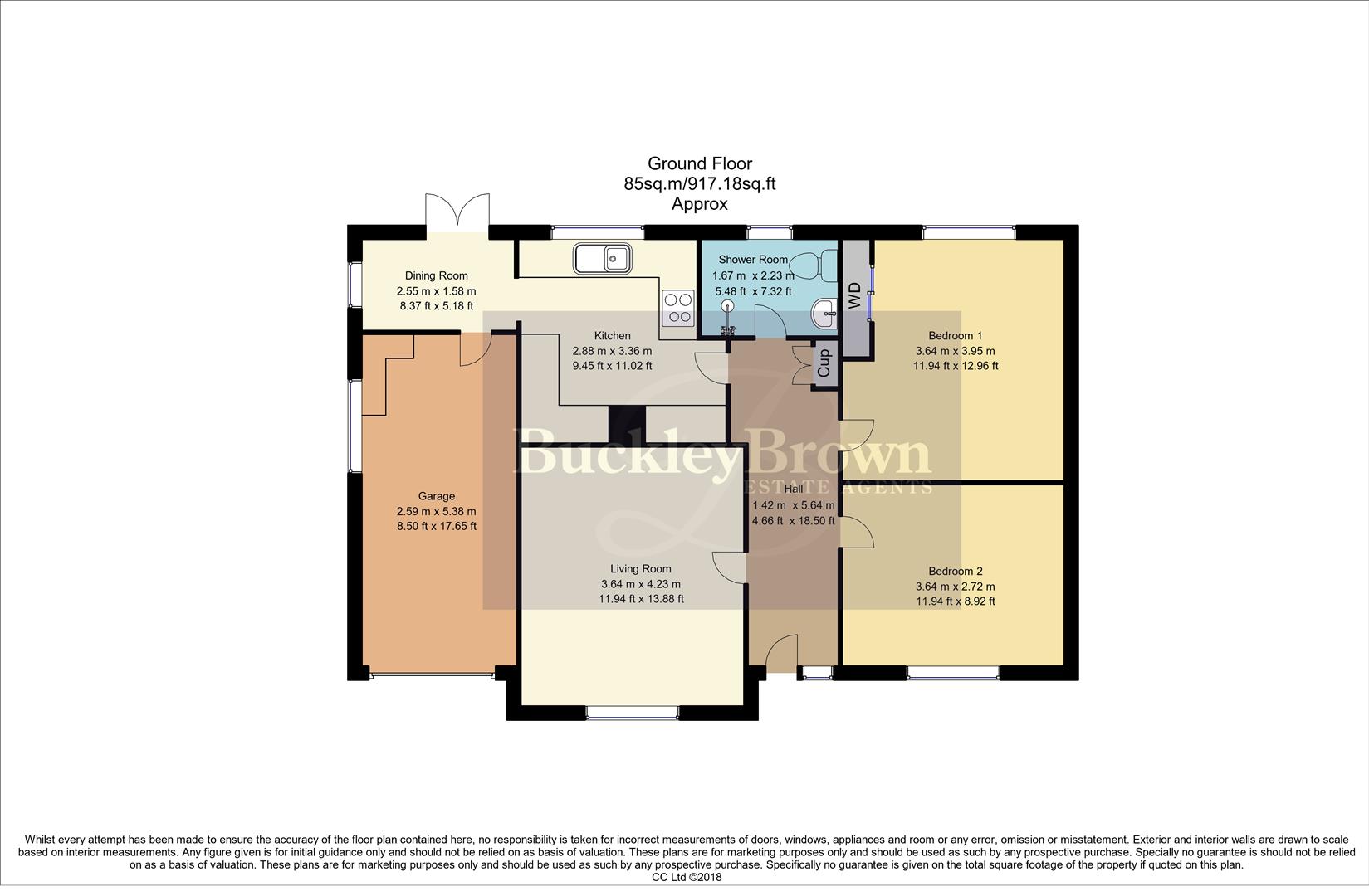 17, Dorchester Drive, Mansfield floorplan