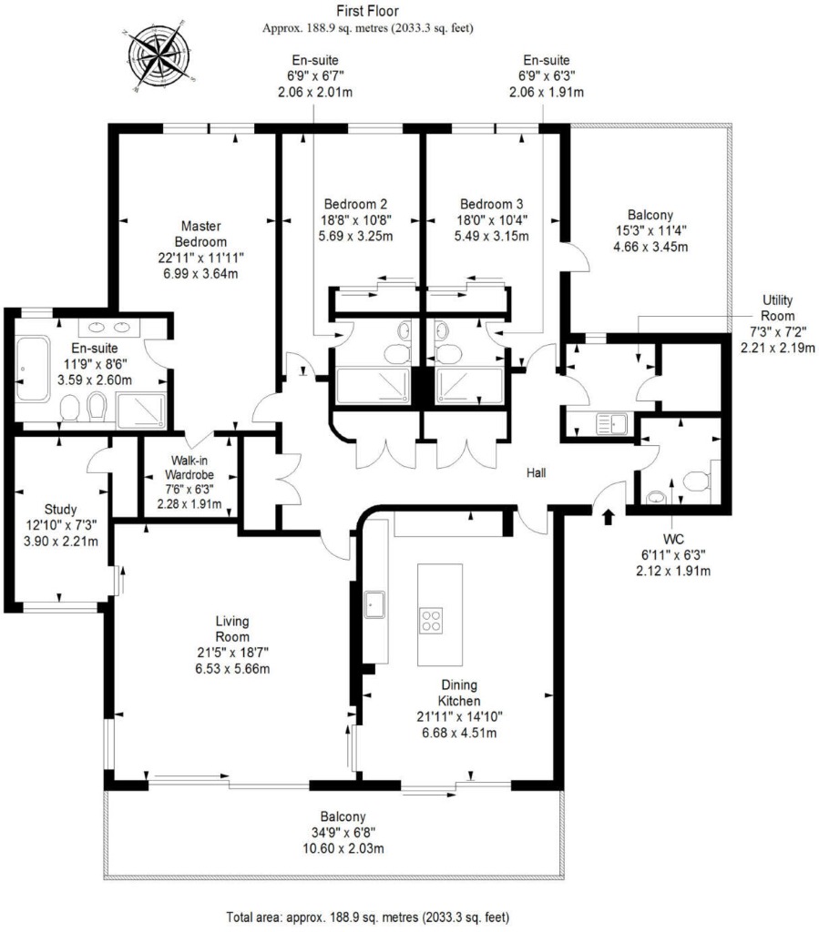 2, 12, Castle Gogar Rigg, Edinburgh floorplan