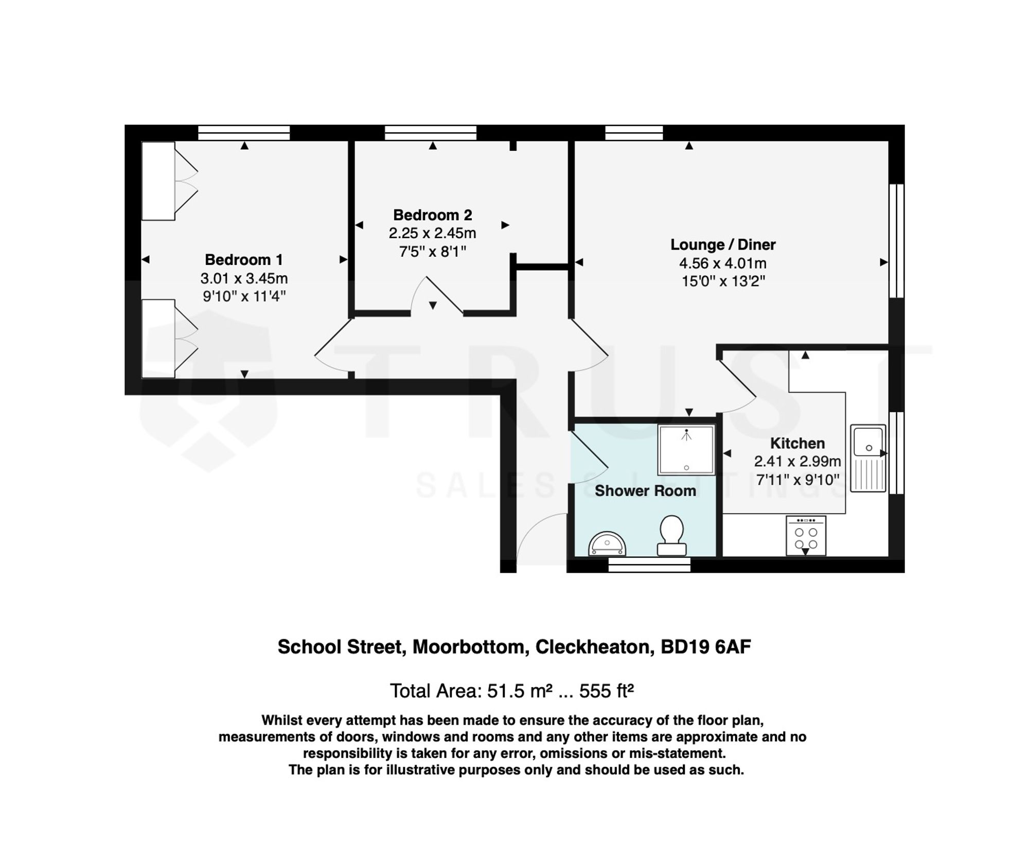 1 Broomfield Court, Cleckheaton floorplan