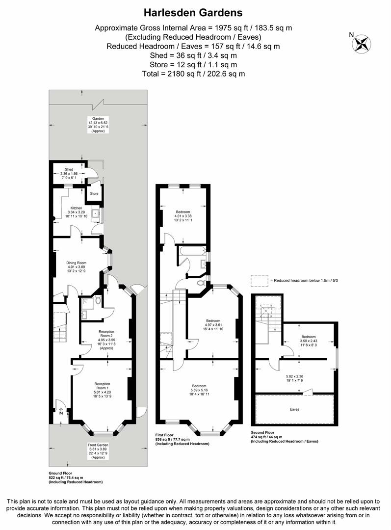 9, Harlesden Gardens, London floorplan