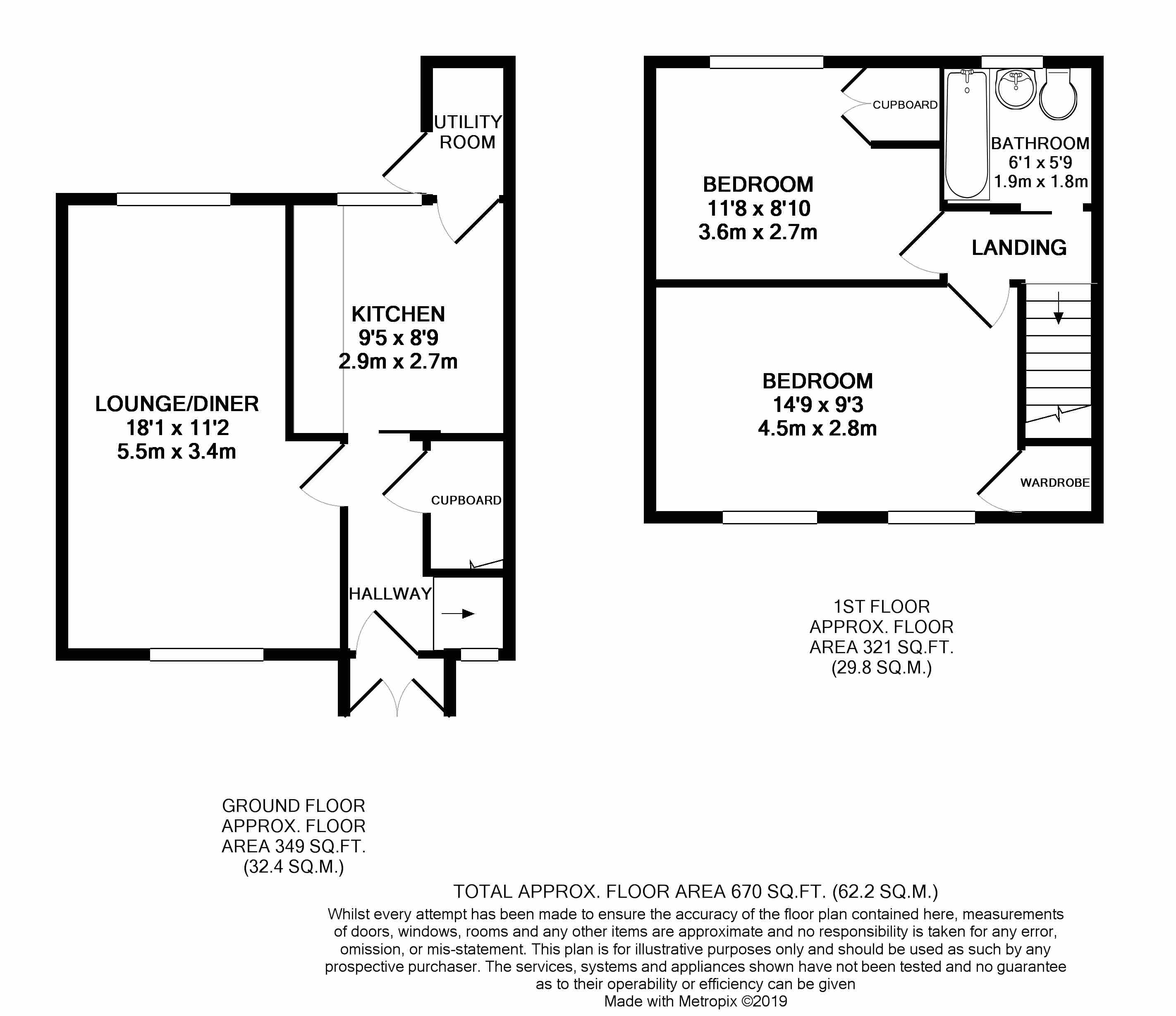 2 Bedrooms Terraced house to rent in Eleventh Avenue, Northville, Bristol BS7