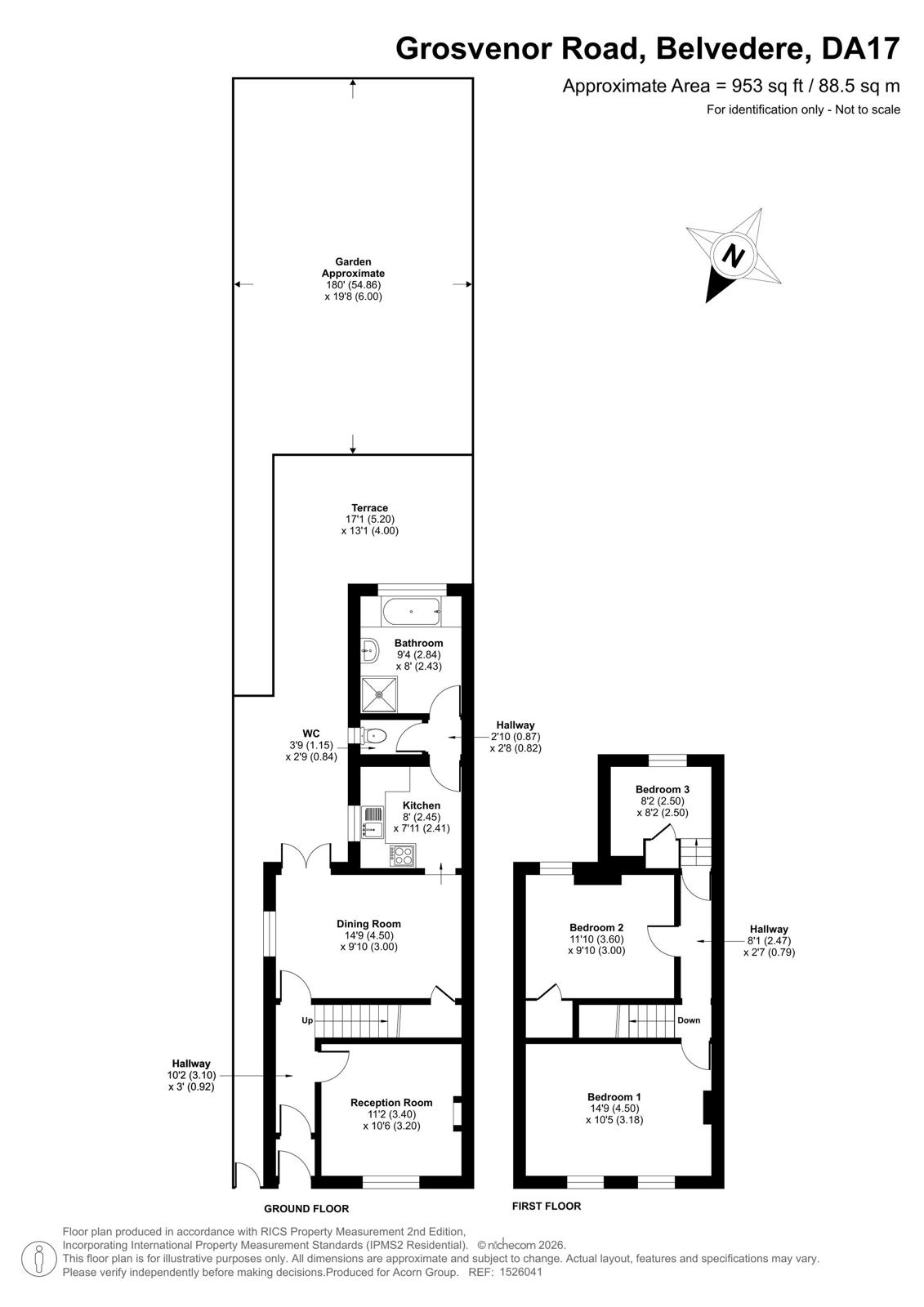 92, Grosvenor Road, Belvedere floorplan
